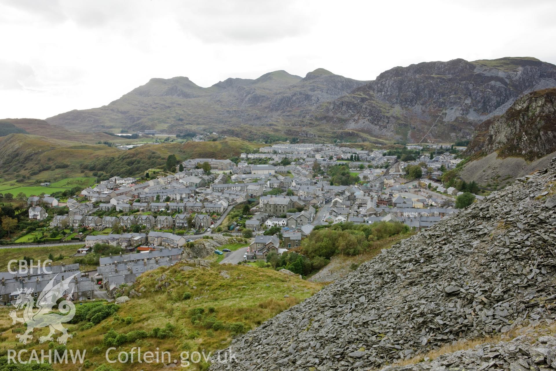 Blaenau from tips on the east.