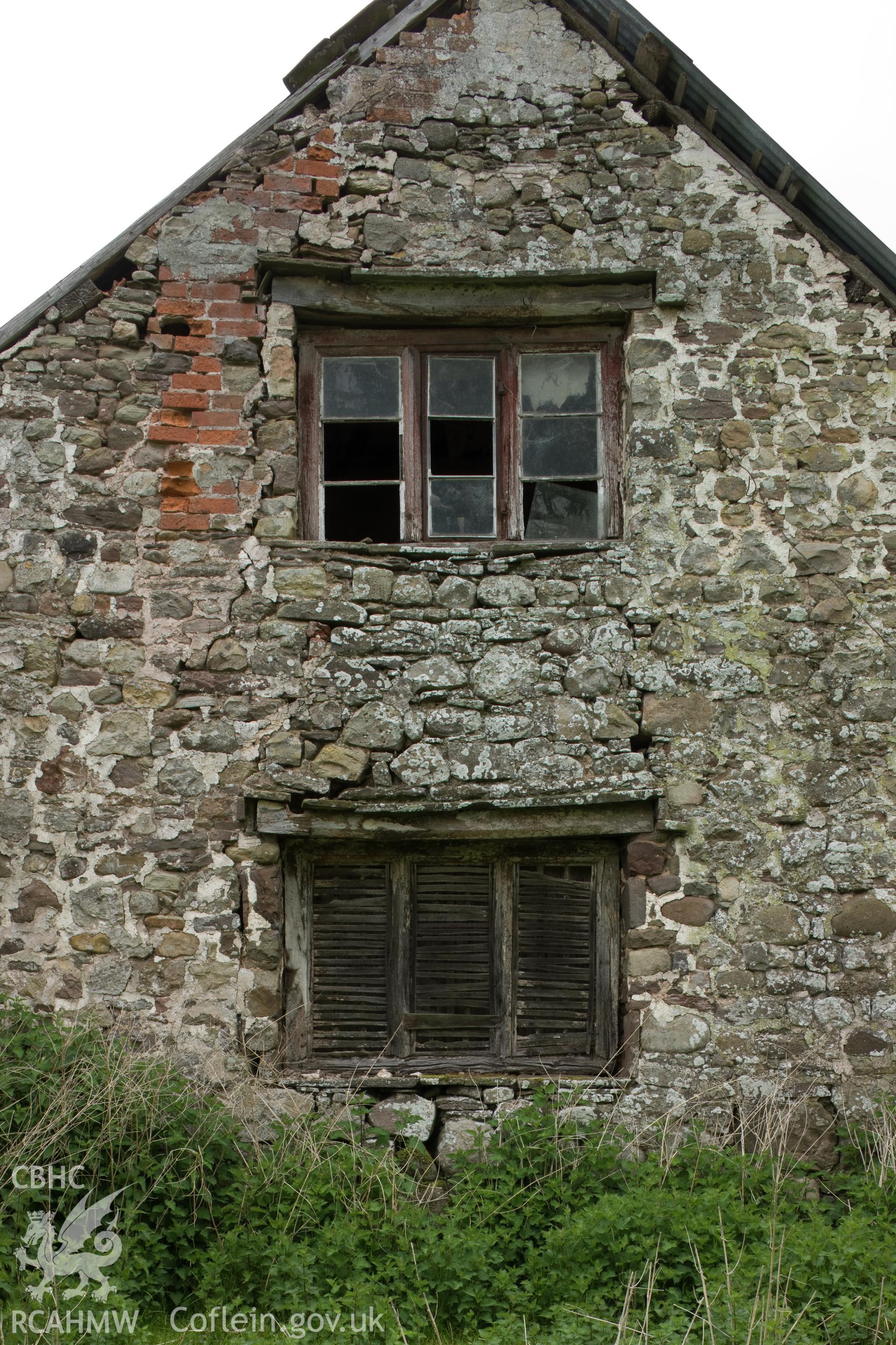 Windows in east wing.