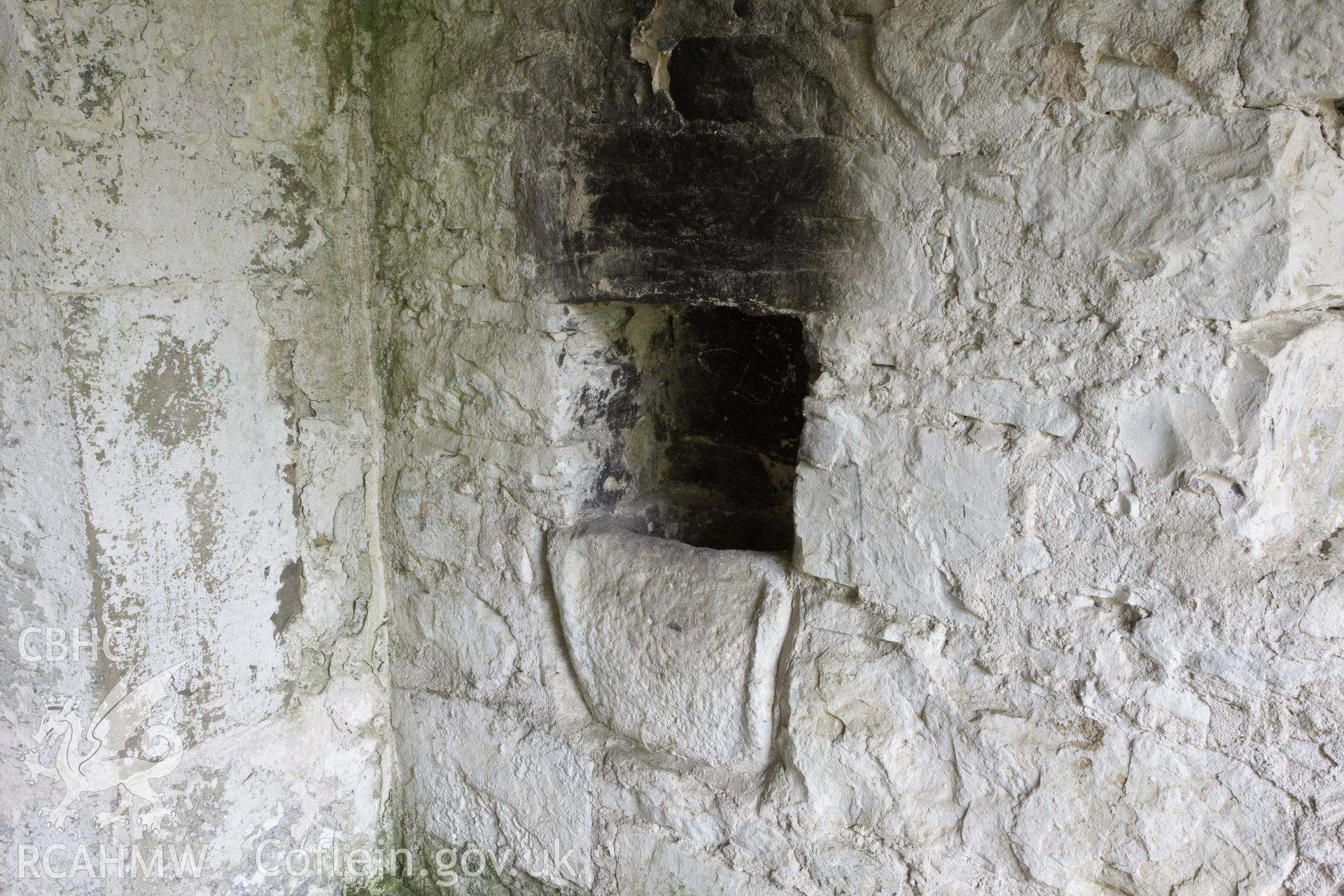 Exterior, stoup.