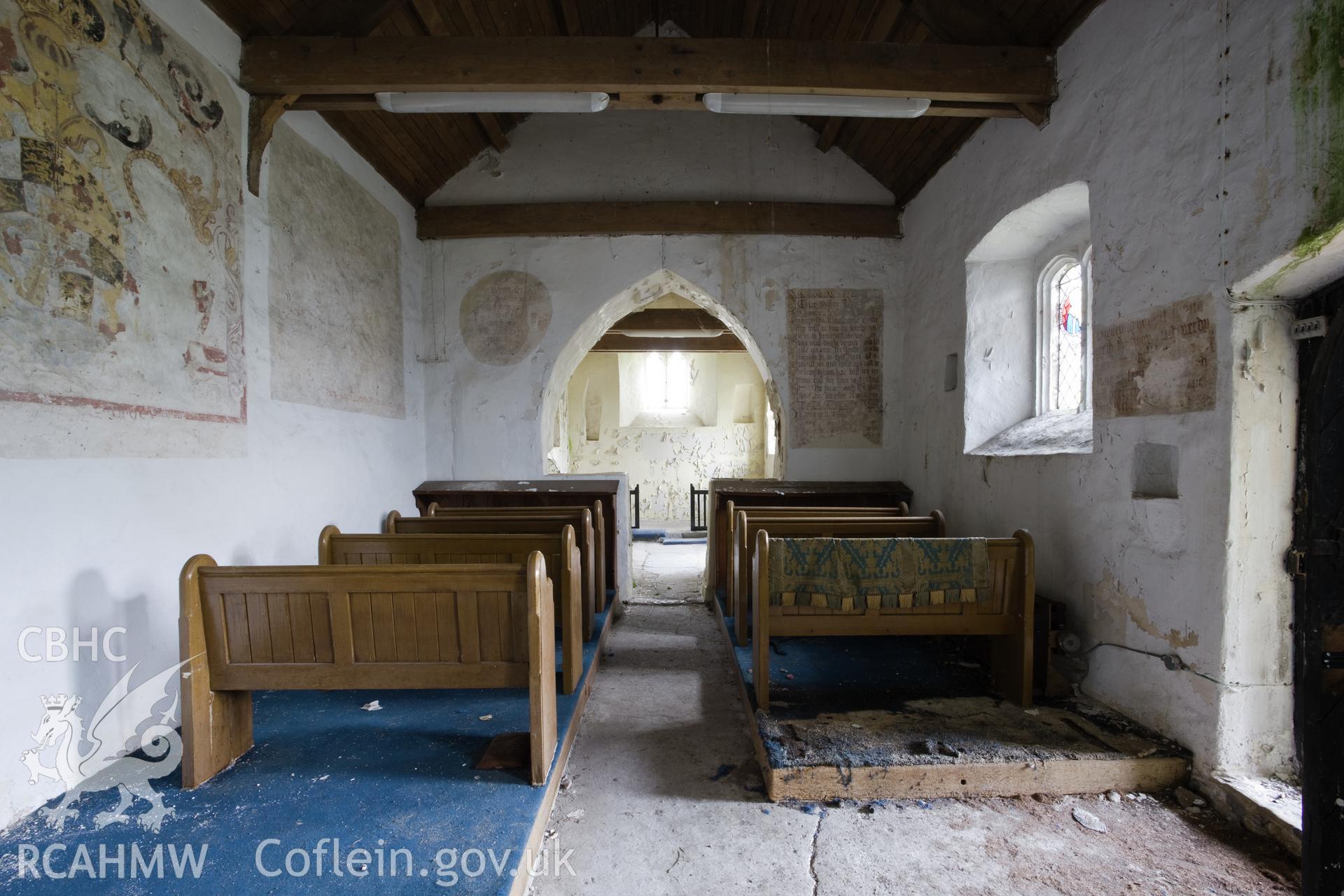 Interior, view from the west.
