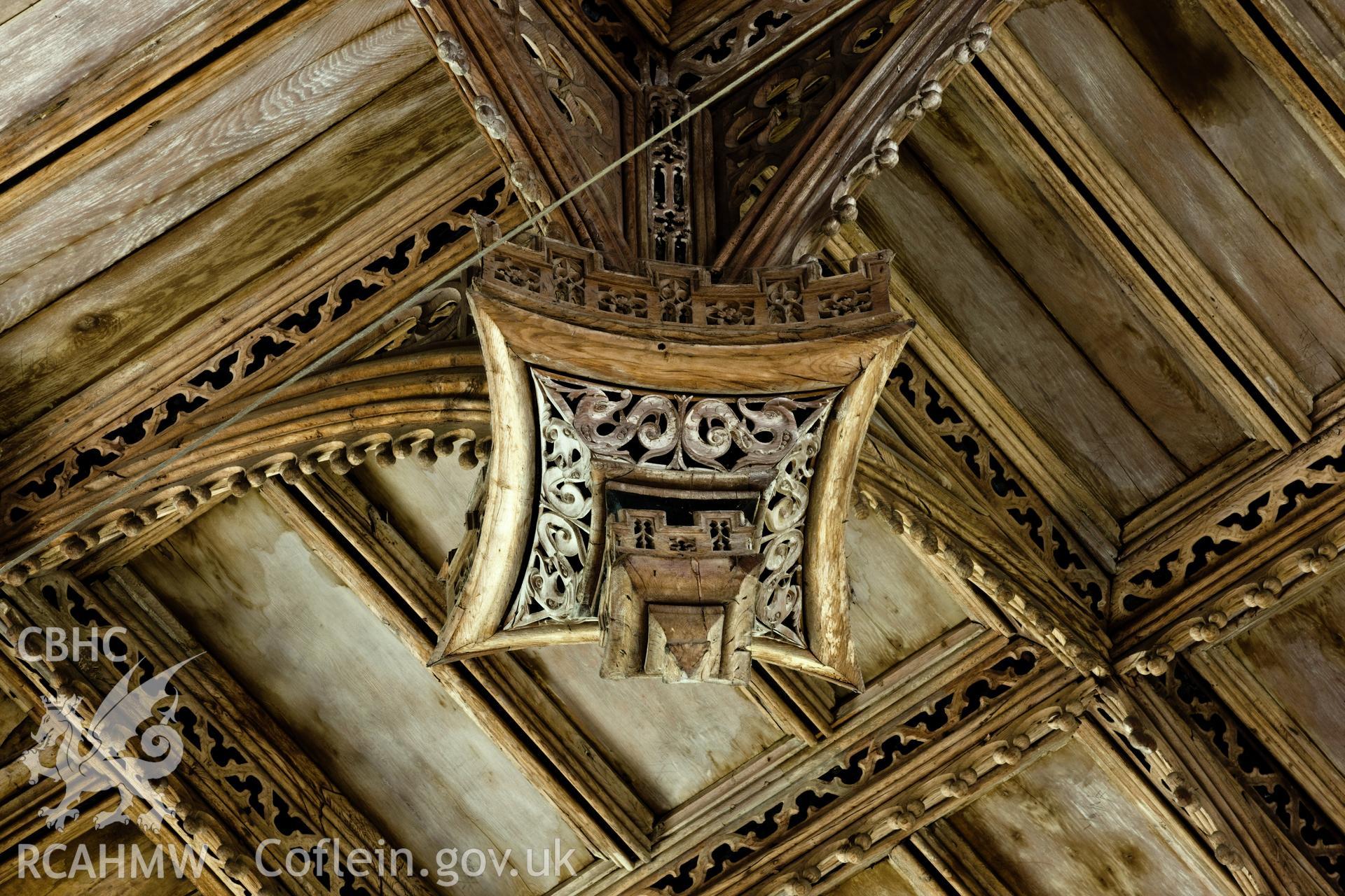 Pendant in St David's ceiling.