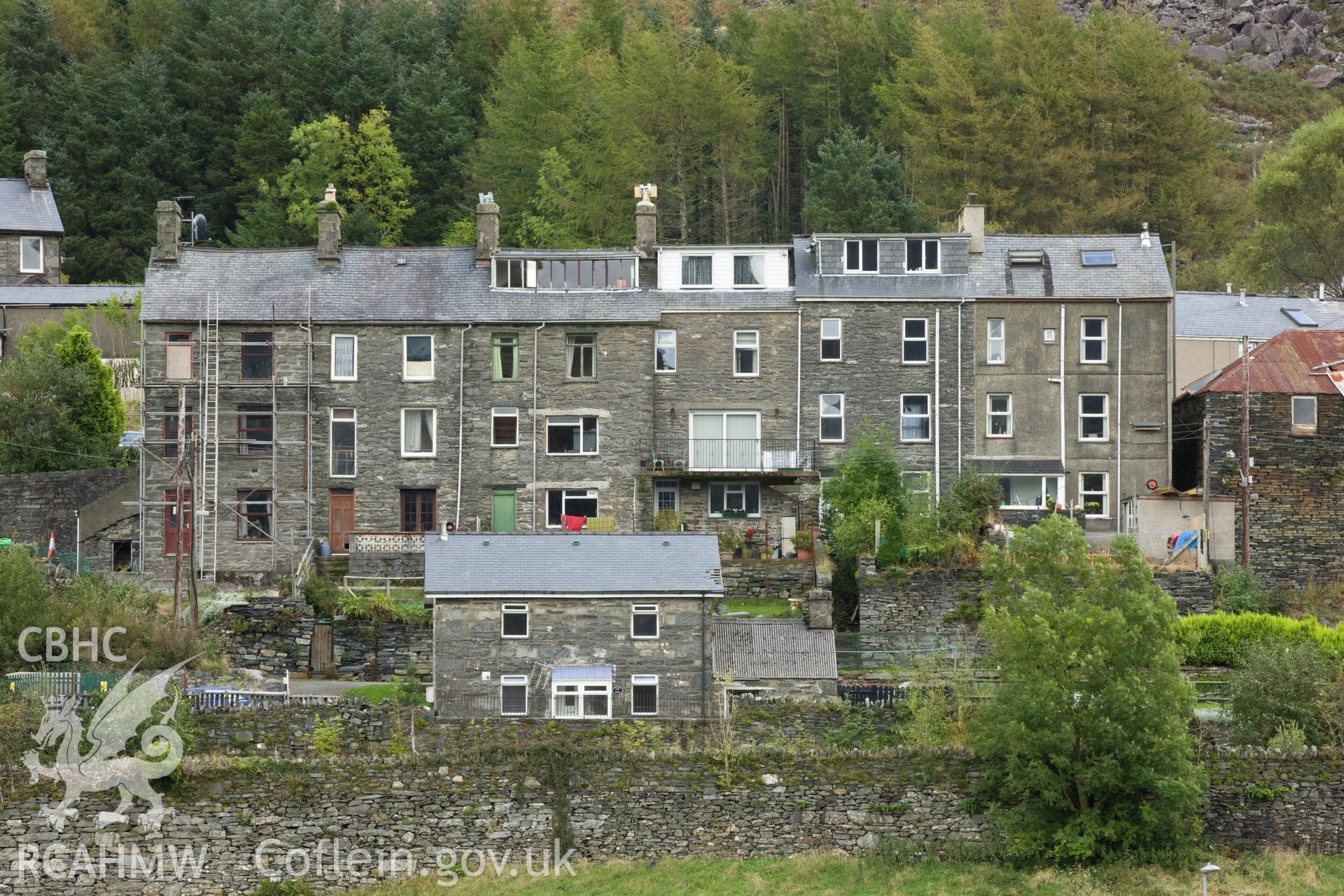 Housing development on the southeast, general view (detail).