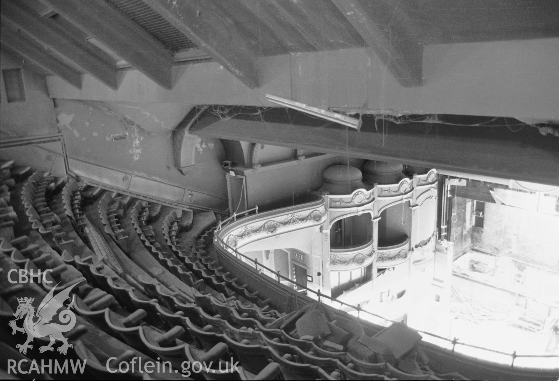 Interior - upper circle looking towards stage