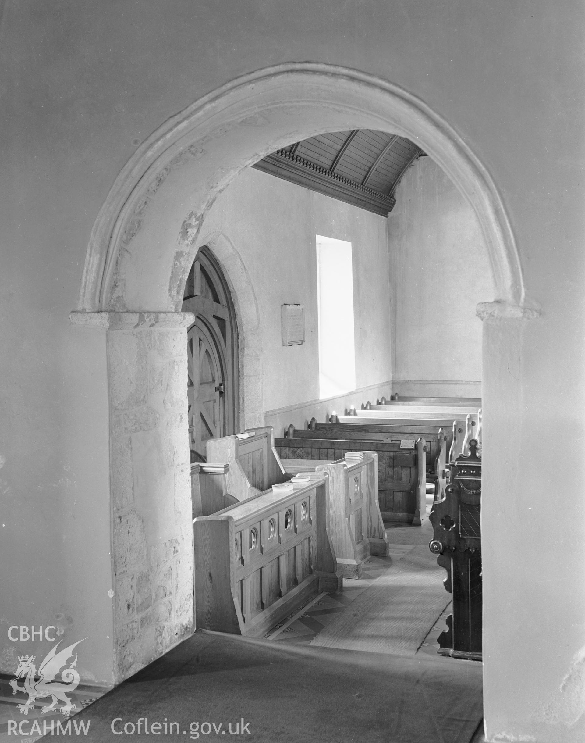 The east face of the chancel arch.