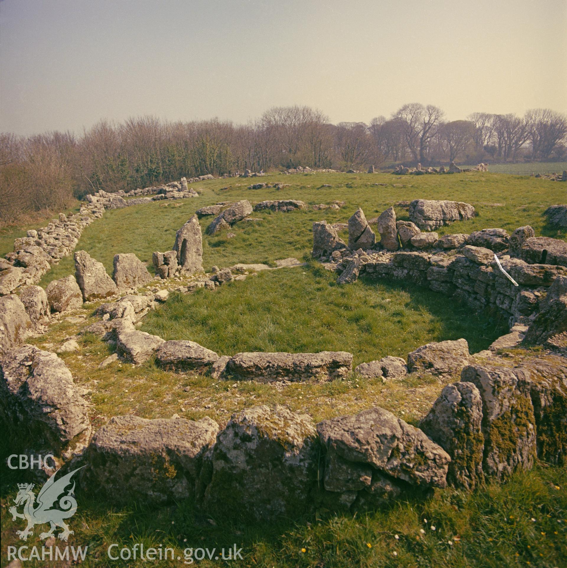 View of structure (2) in north-west corner.