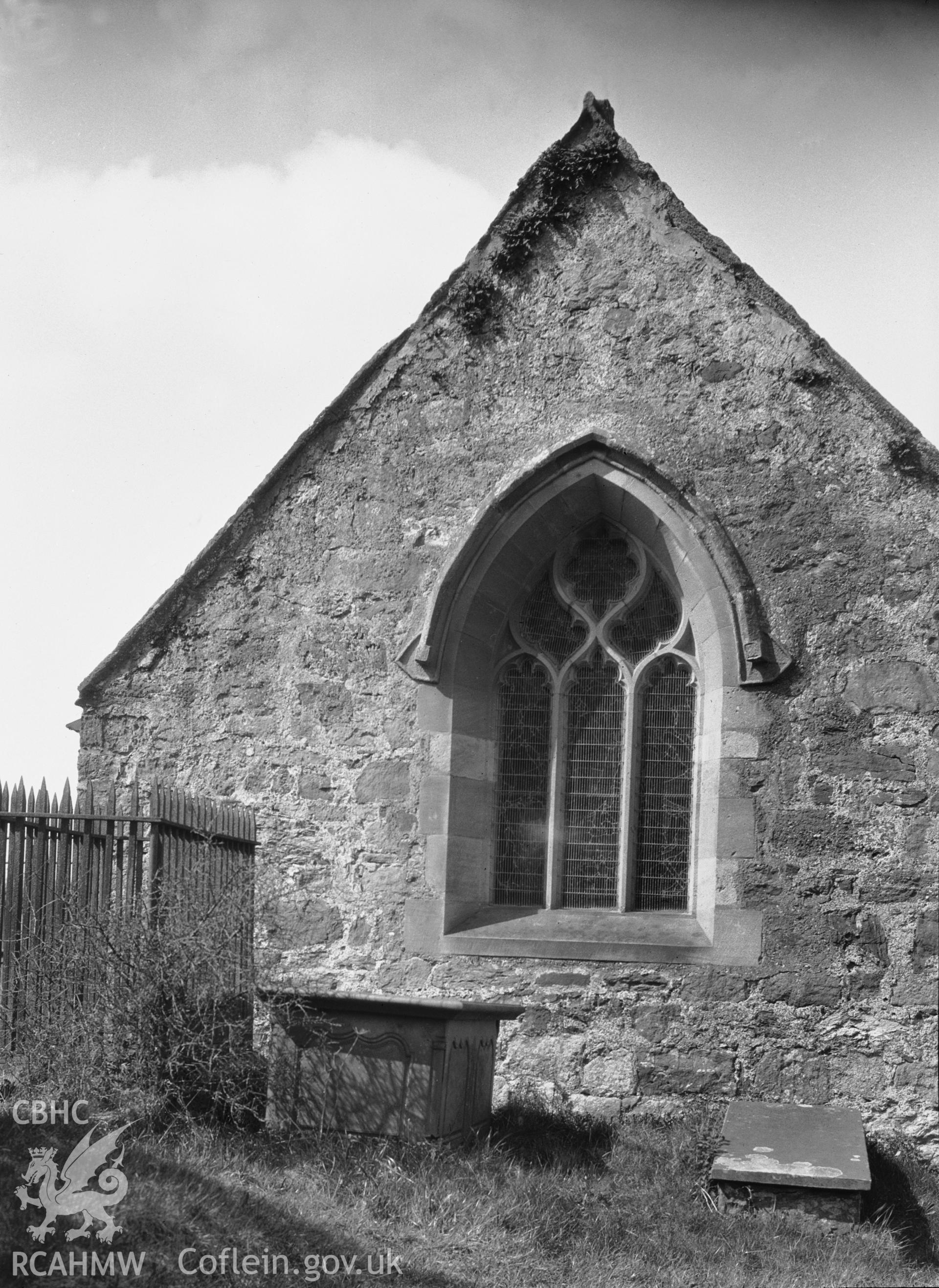 East wall of church