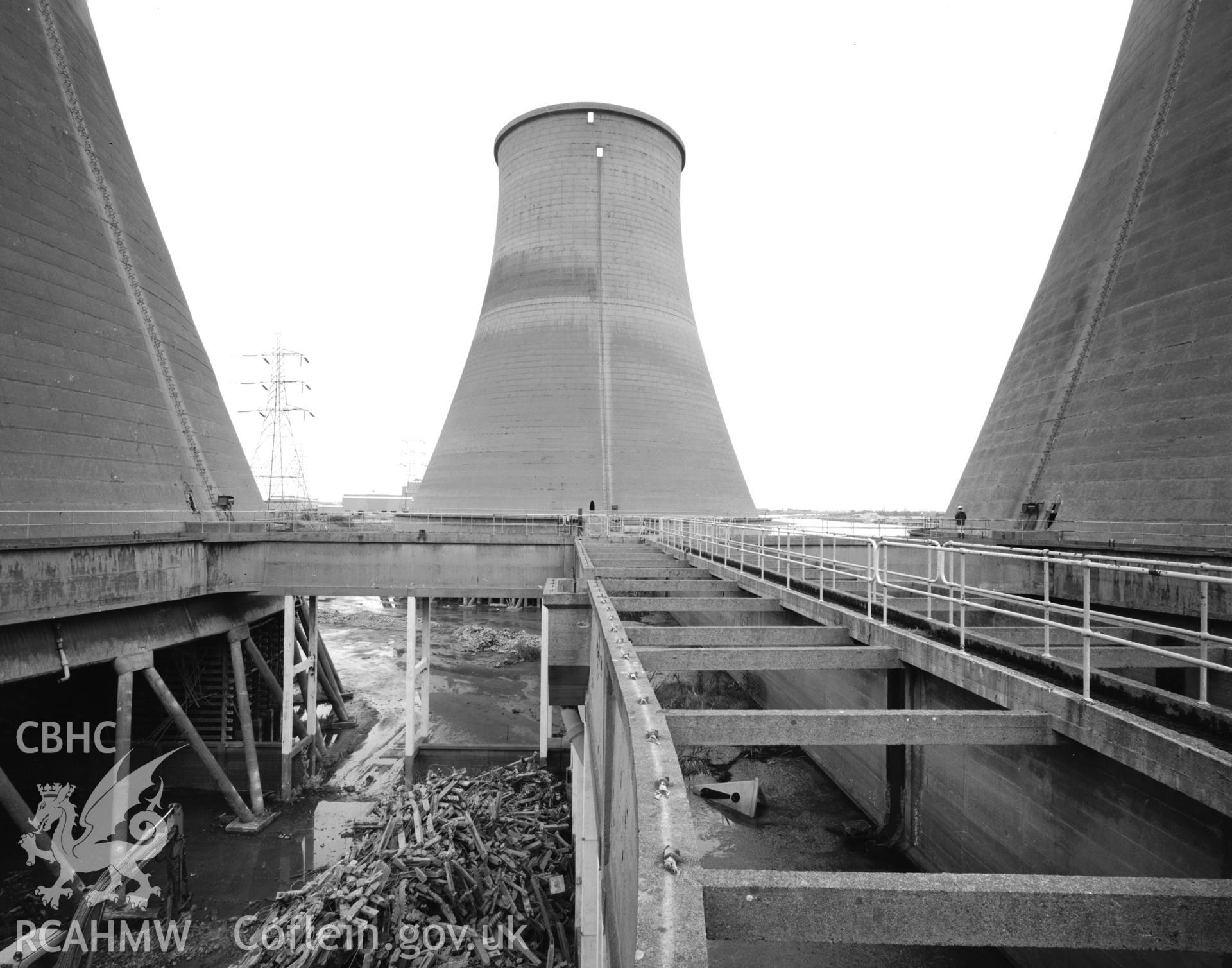 Cooling towers showing sluices. NA/FL/93/014