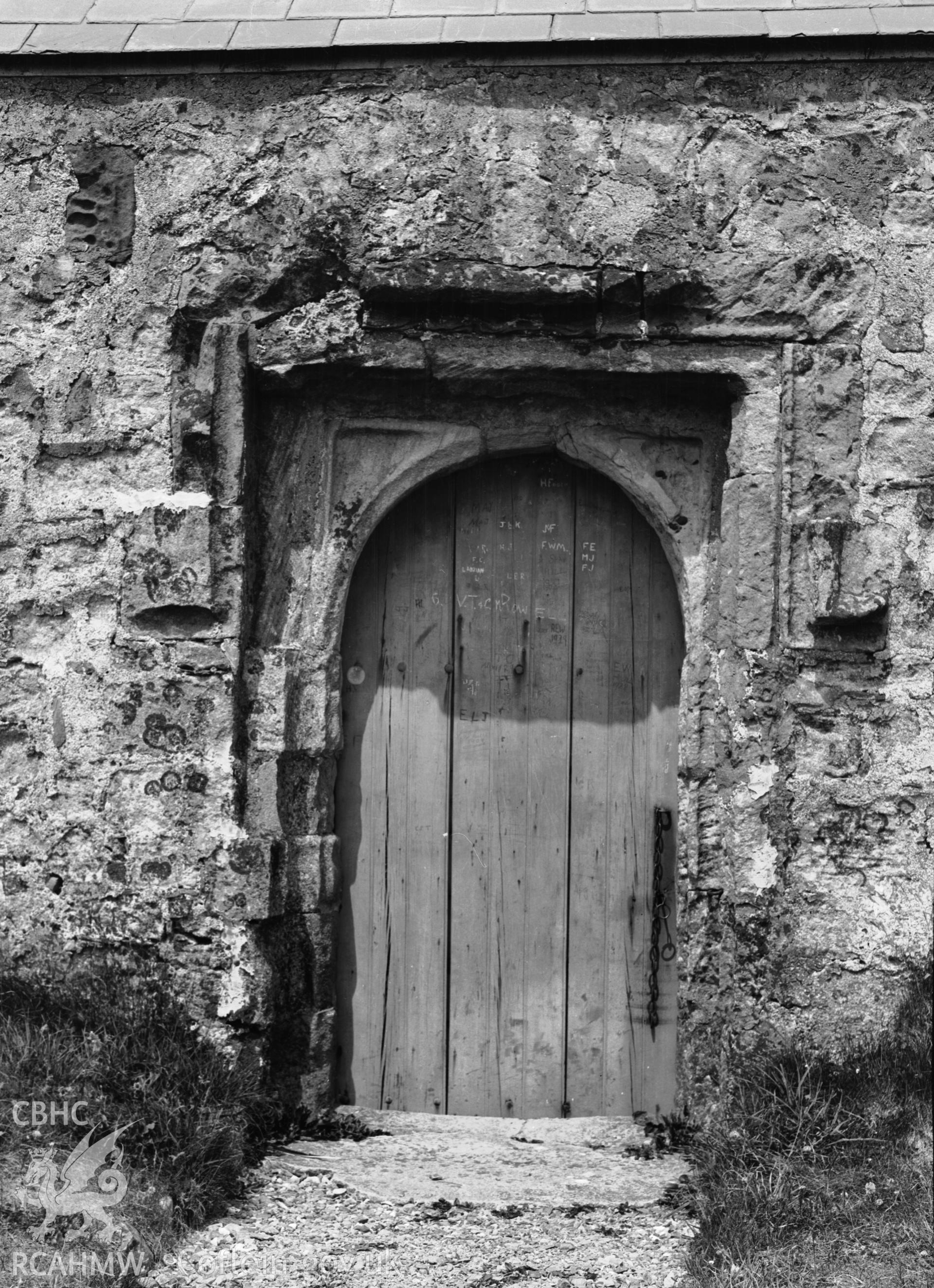 View of the South doorway