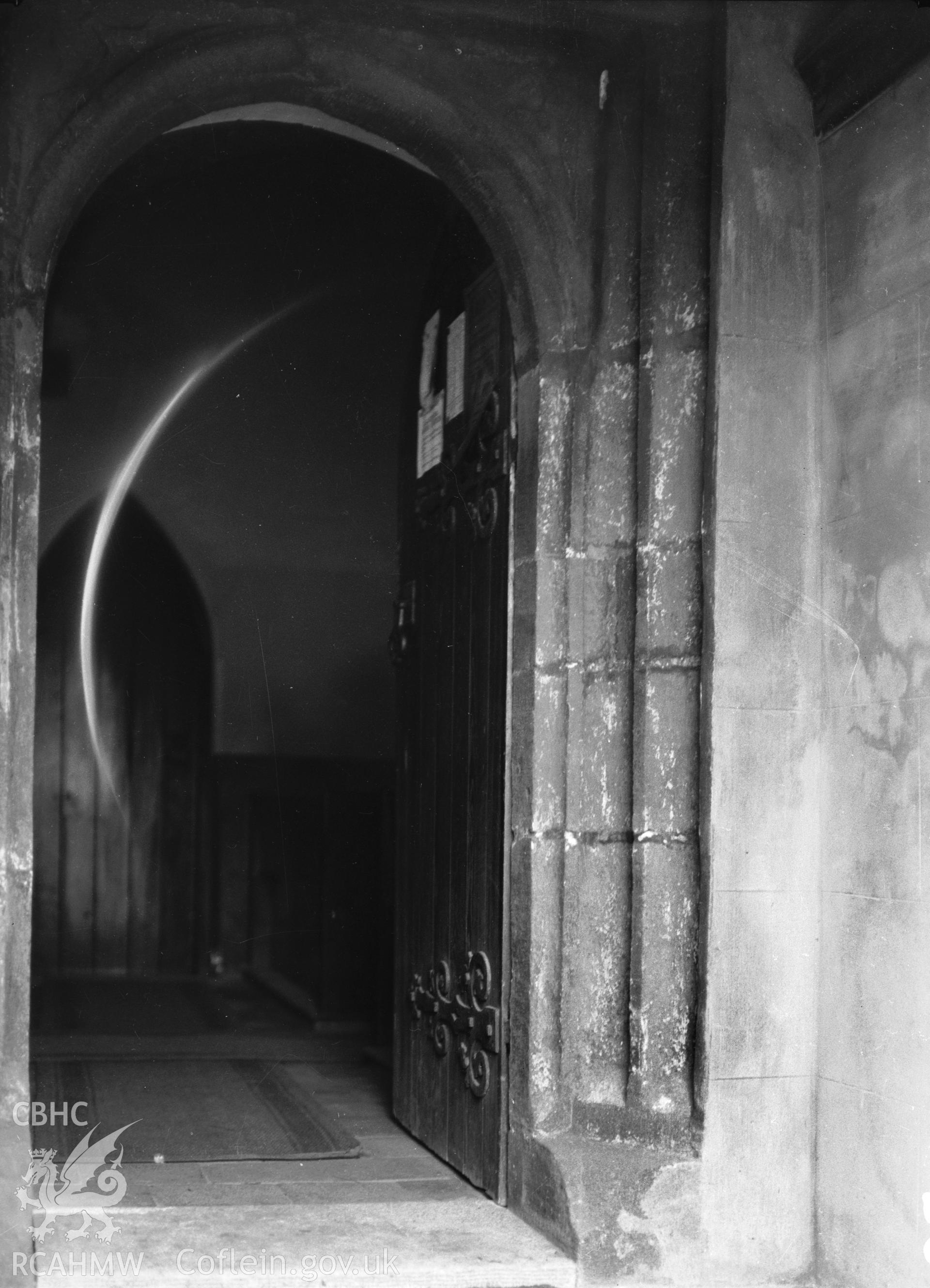 South doorway of church