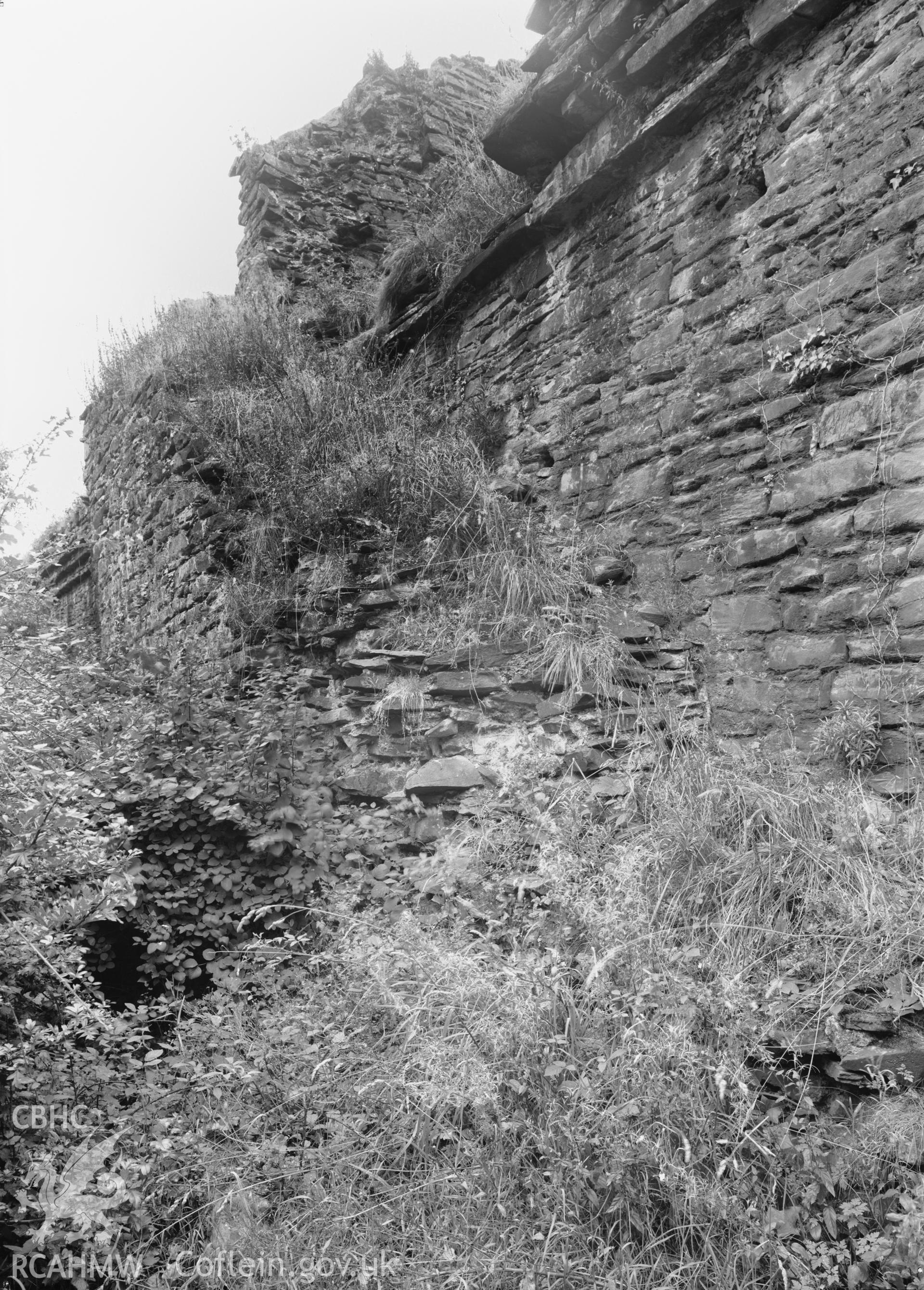D.O.E photograph of Conwy Town Walls - steps to Tower 19.