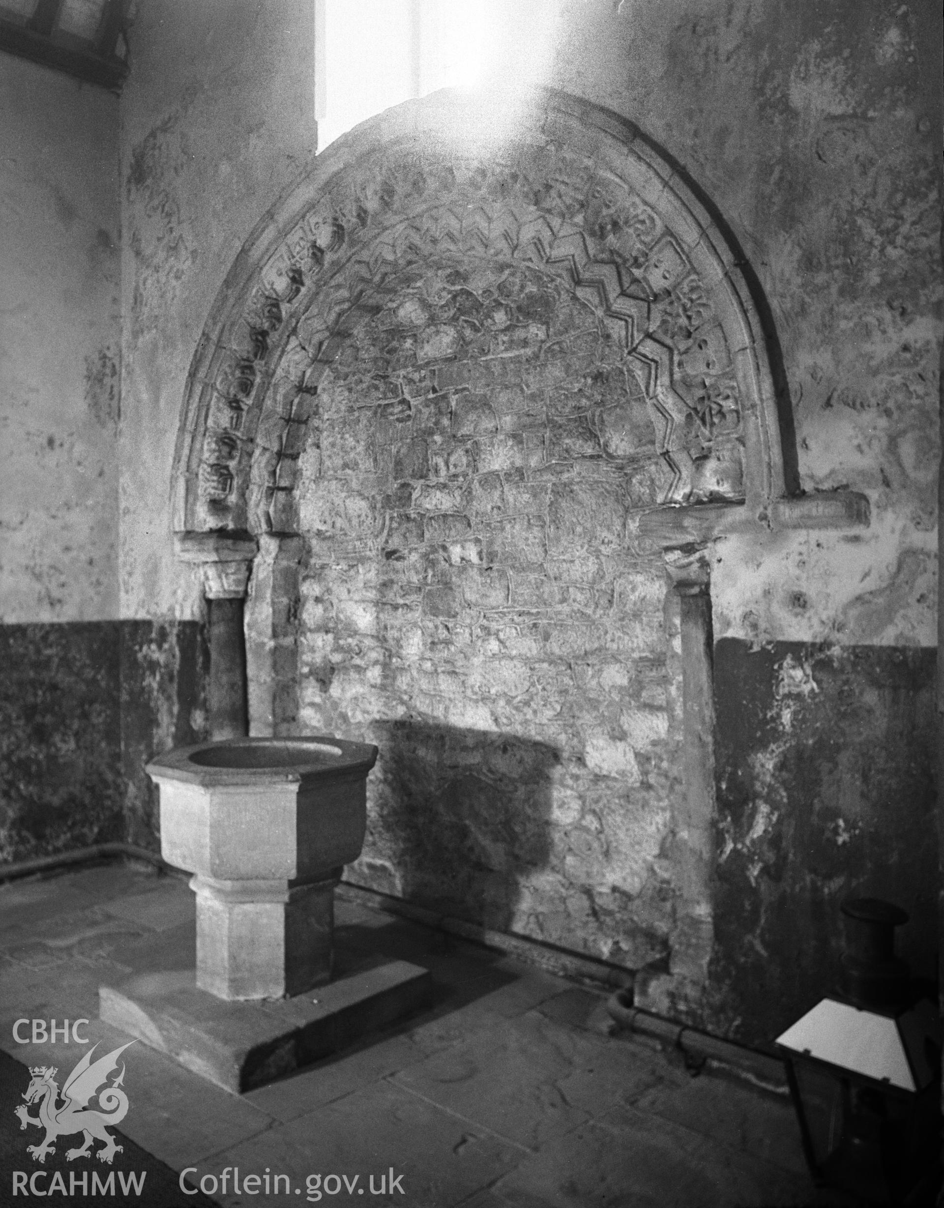 View of blocked arch