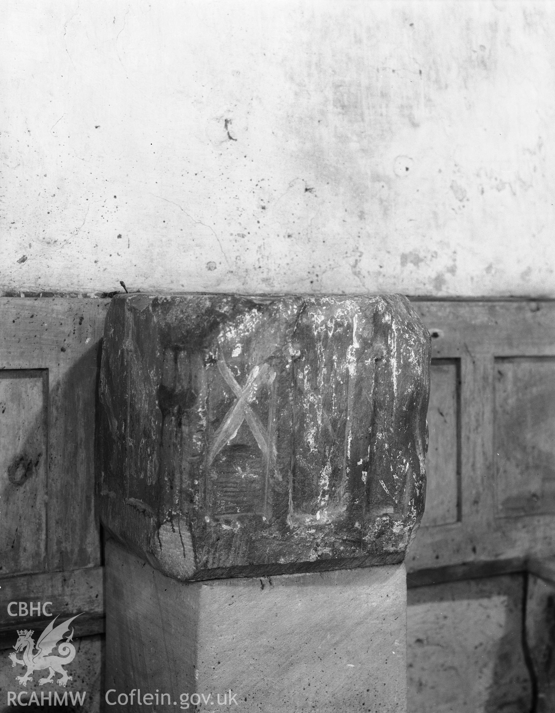View of the font
