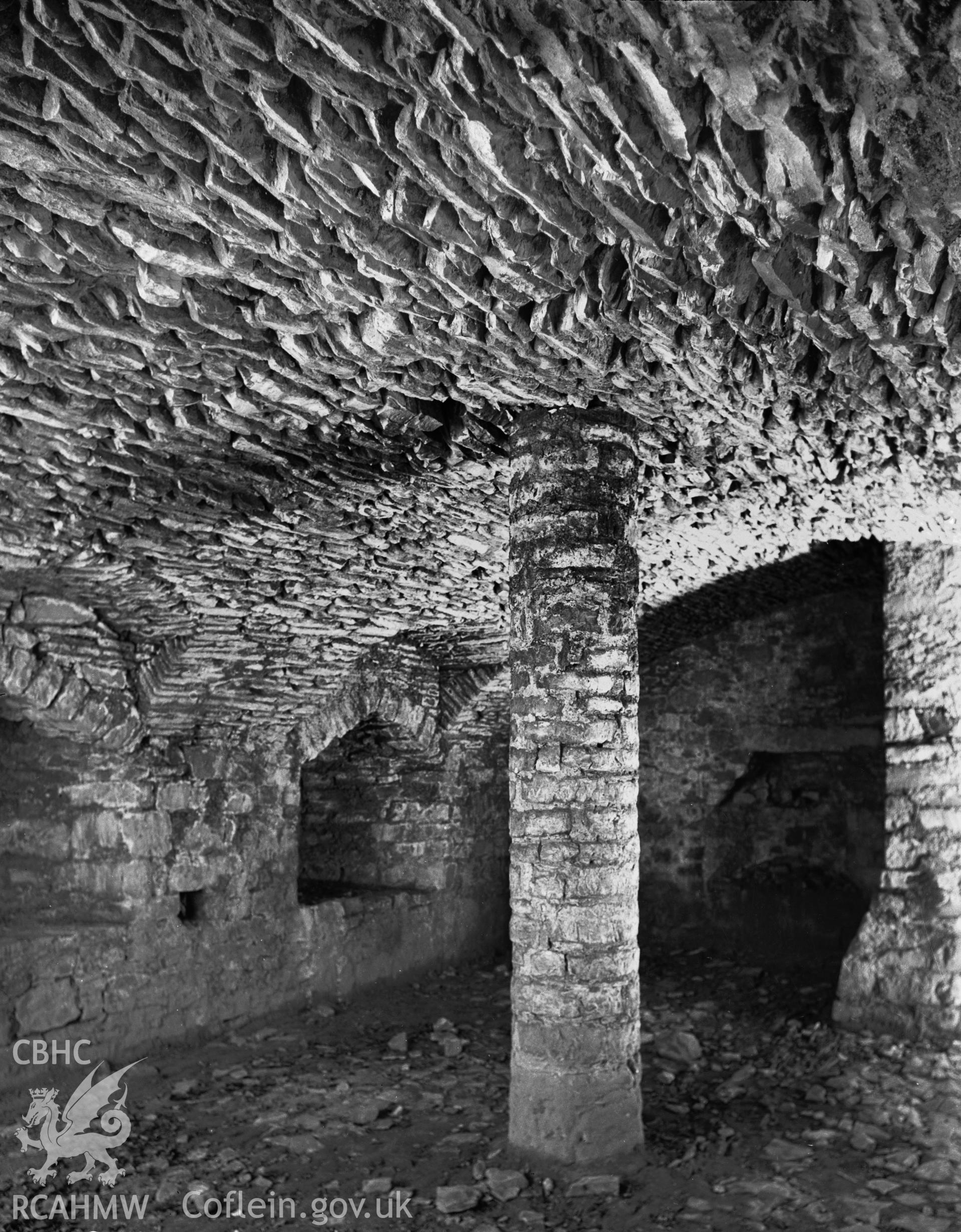 Cellar in the west range.