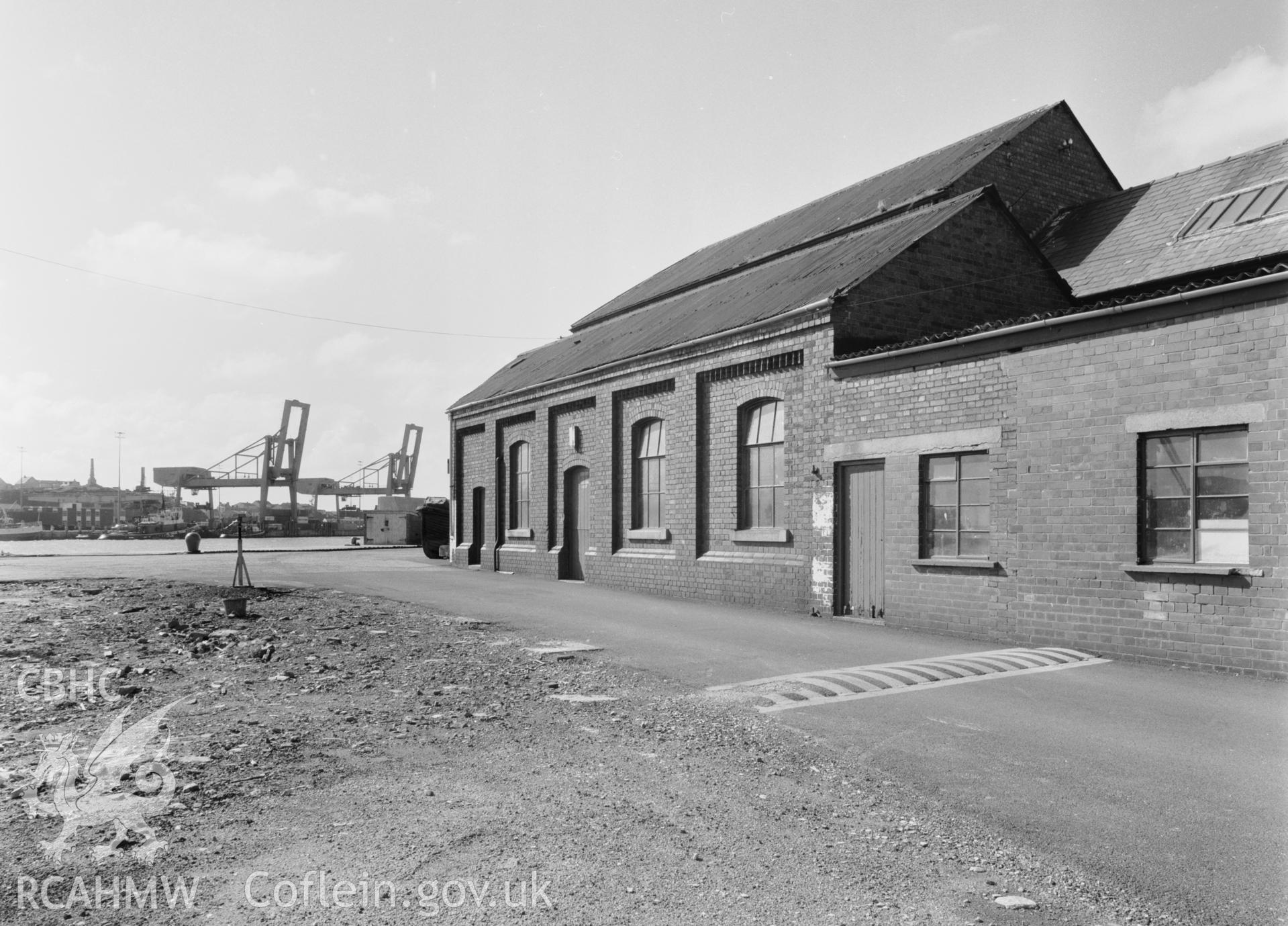 Rigging shop from NE
