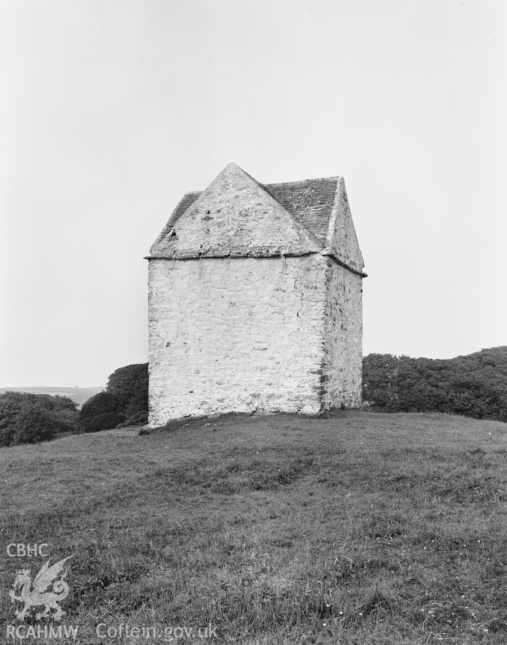 View of exterior from the south-west.