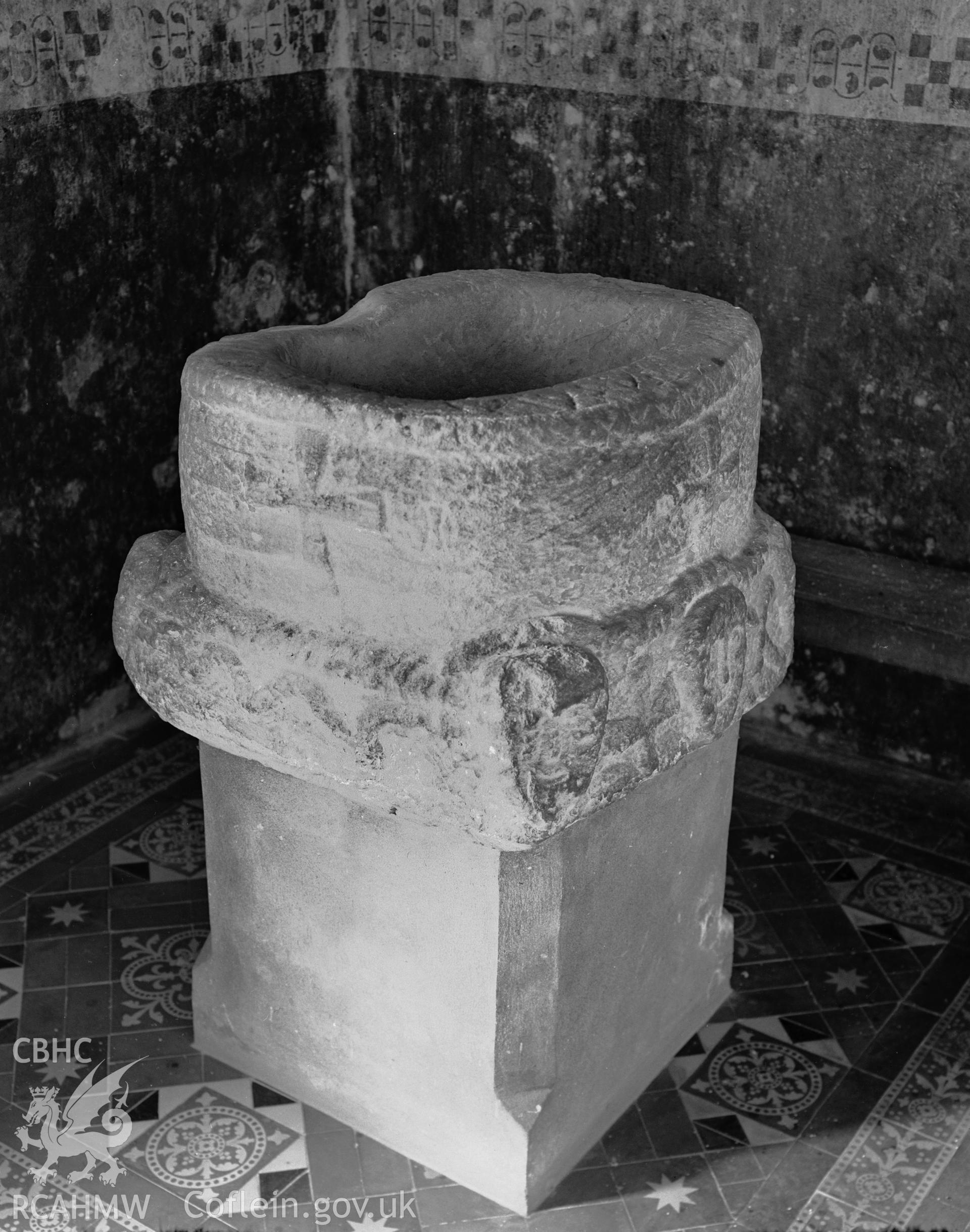 View of the font