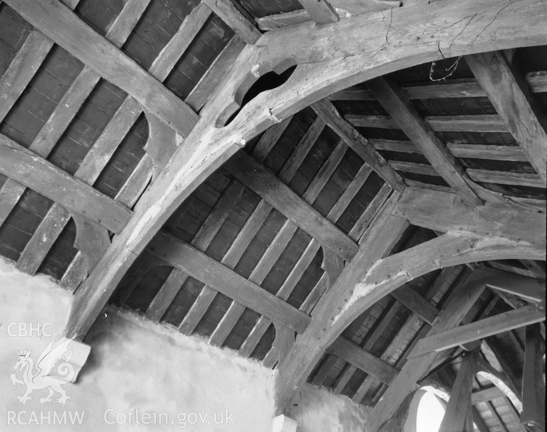 Roof of transept