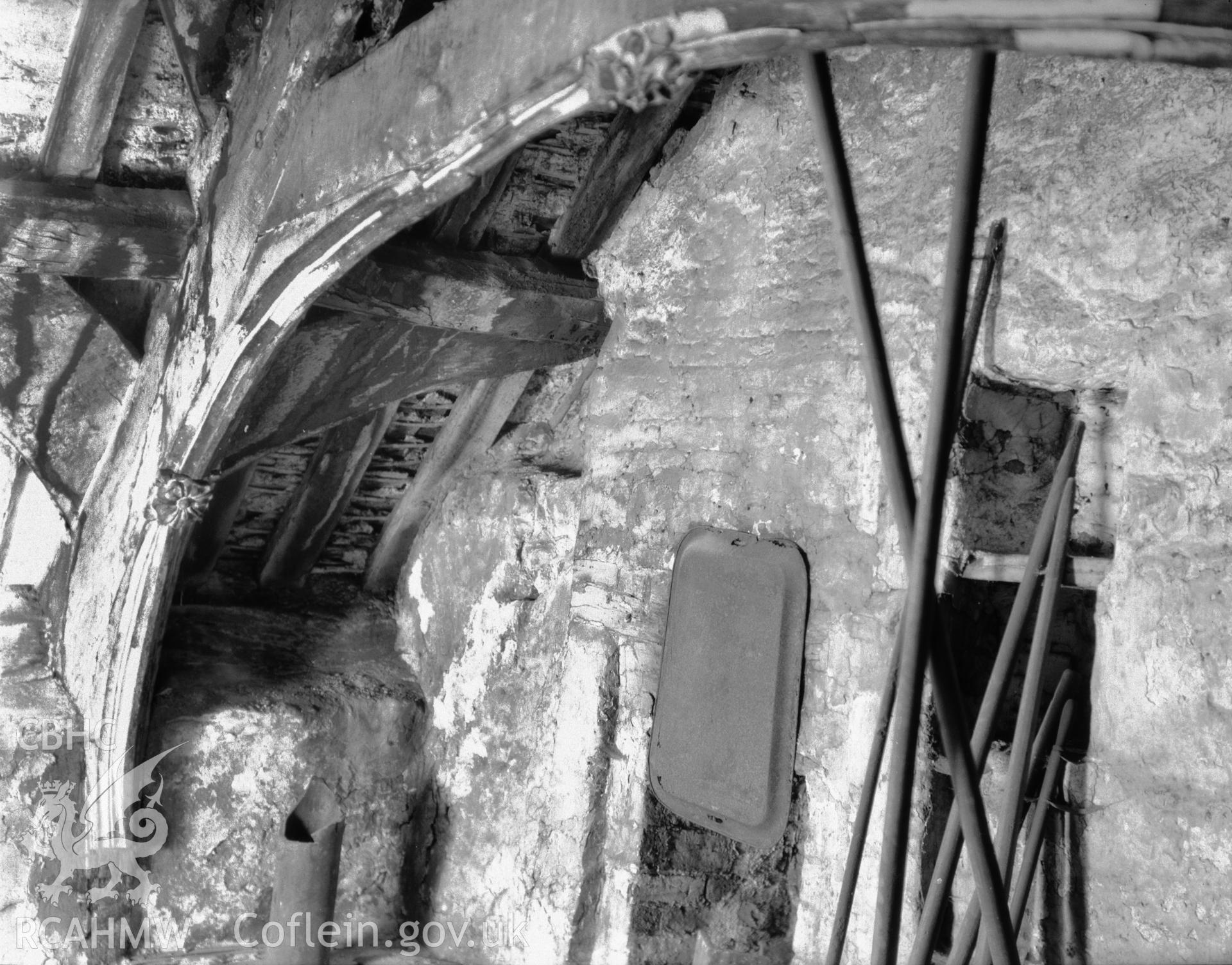 View of roof truss