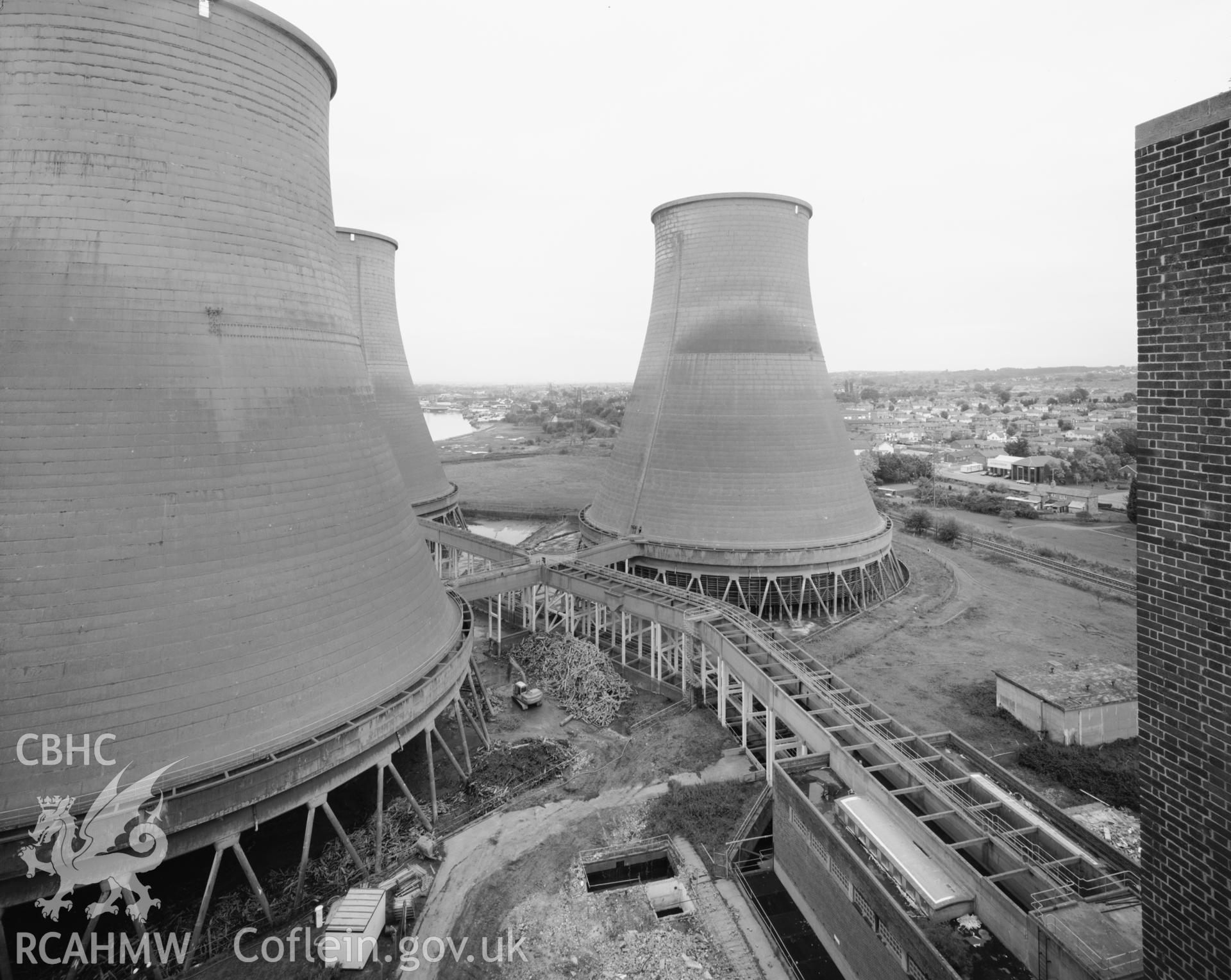 Cooling towers showing sluices. NA/FL/93/014