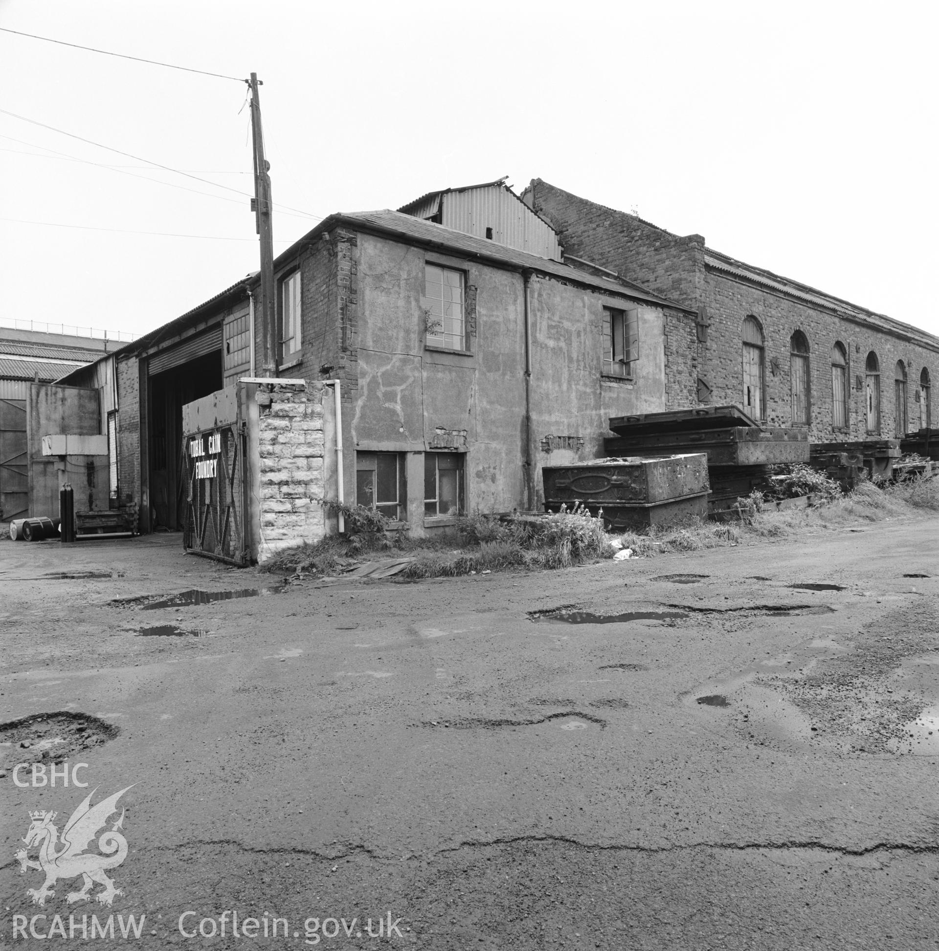 Later accretions and N gable of casting house