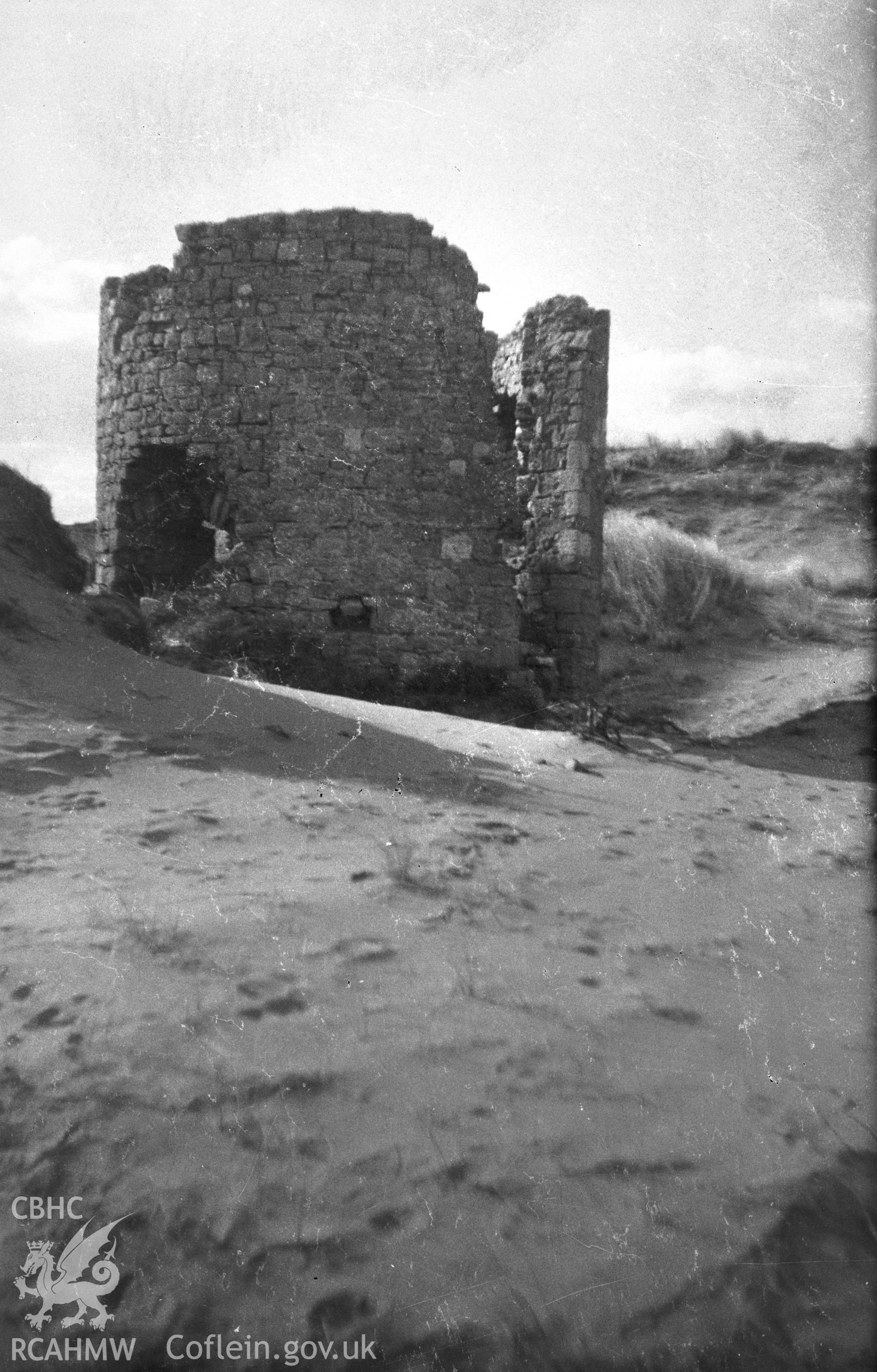 Tower, labelled Nash Point Promontary Fort