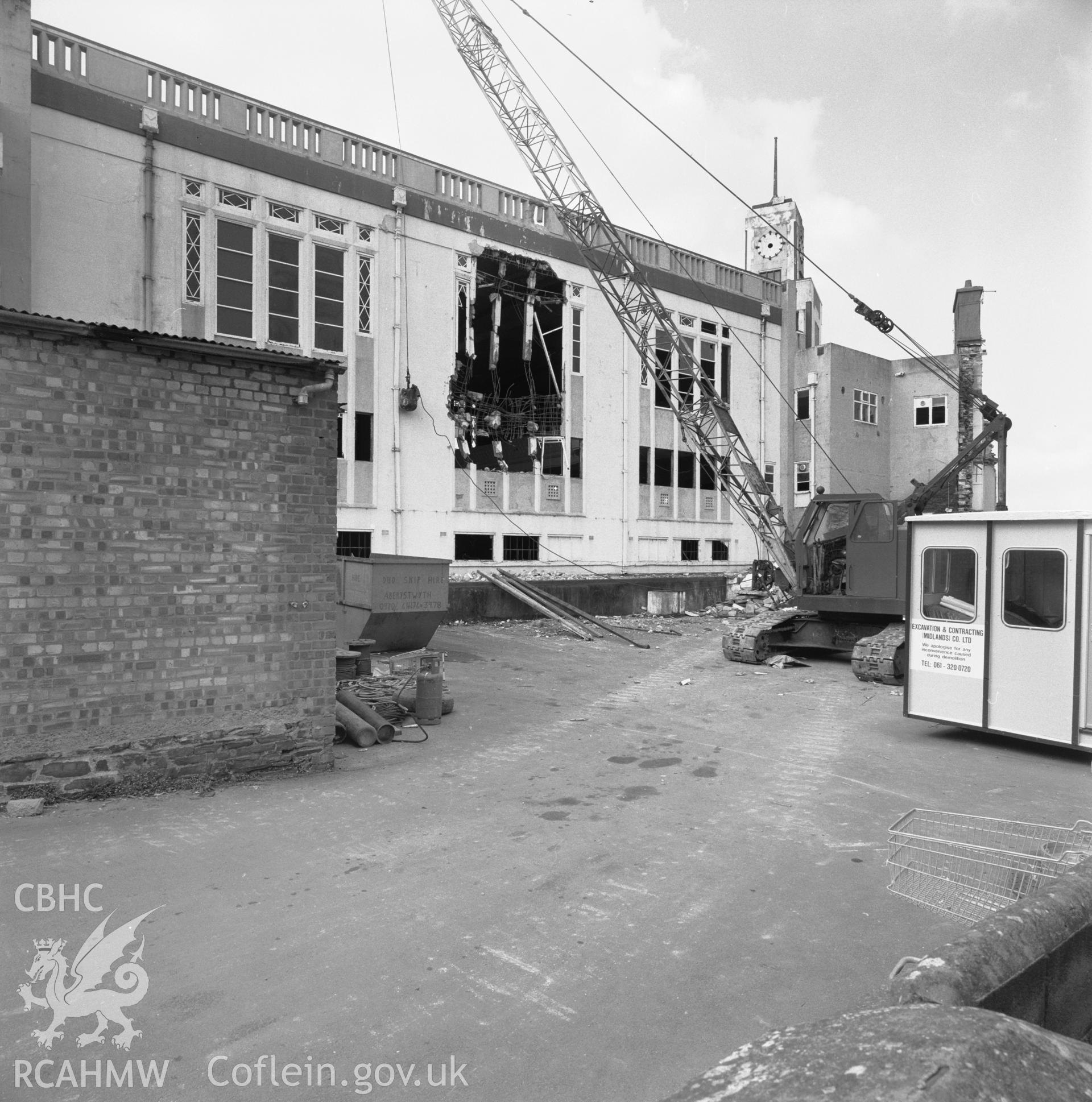 During demolition