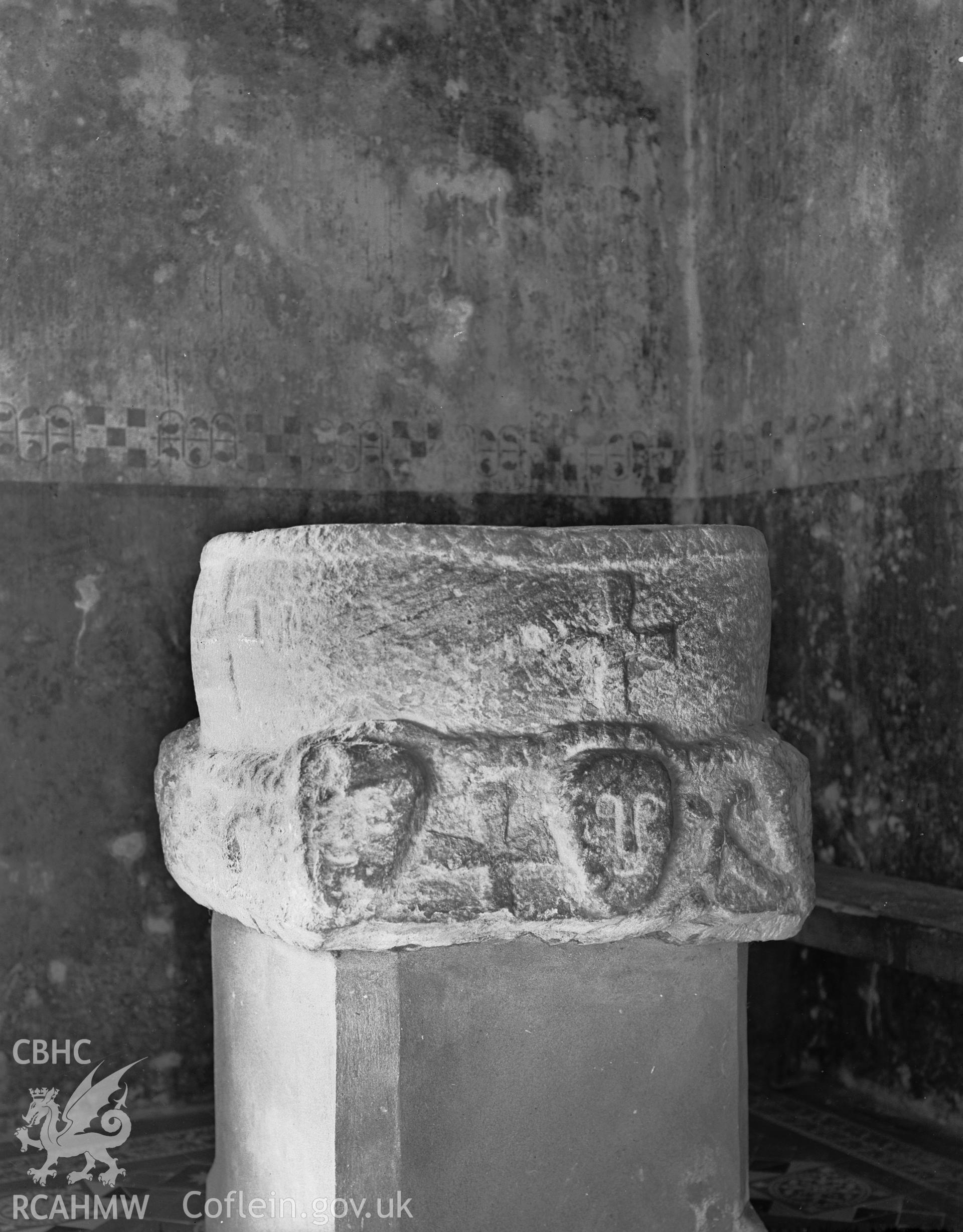 View of the font