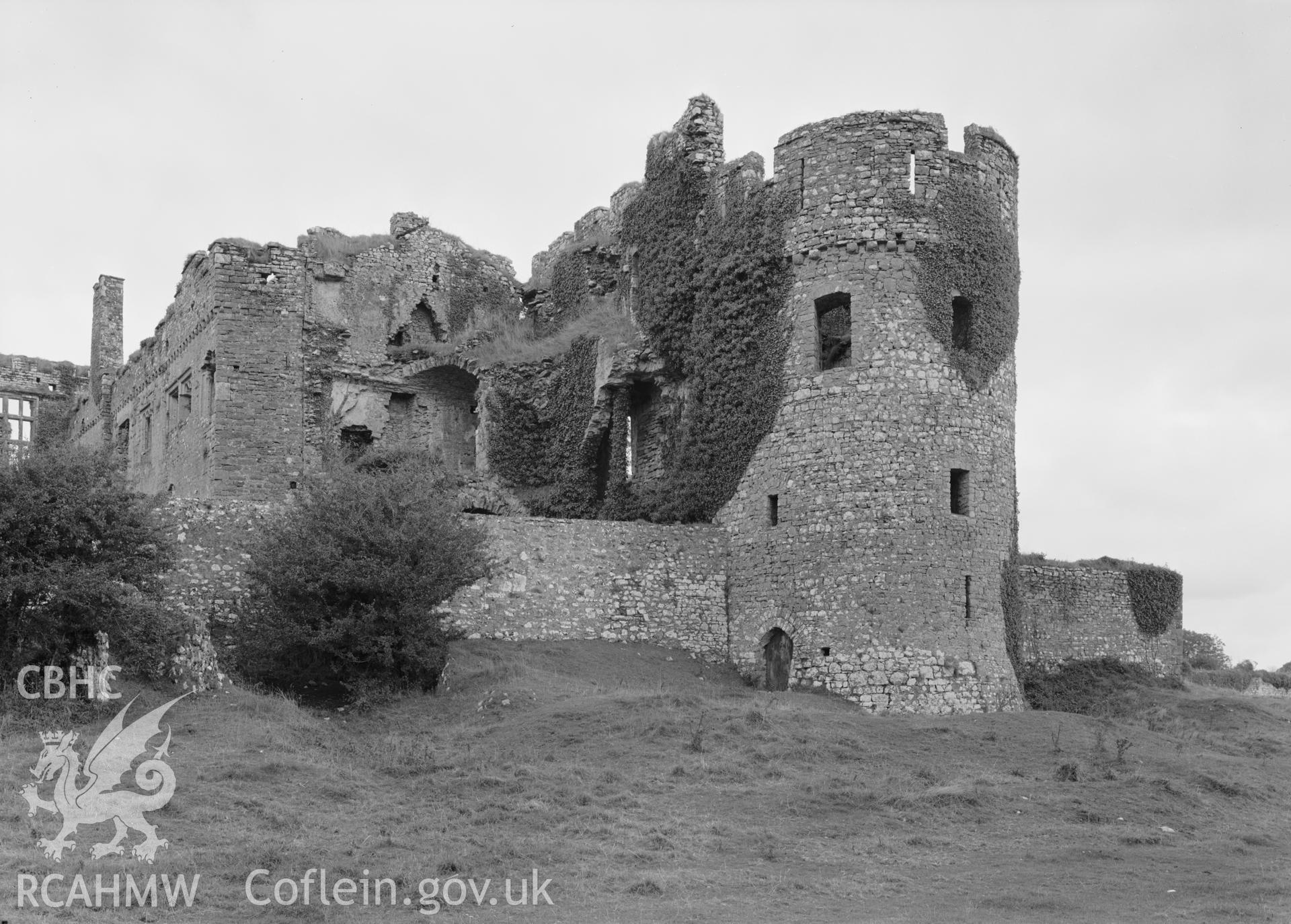 D.O.E photograph of Carew Castle.