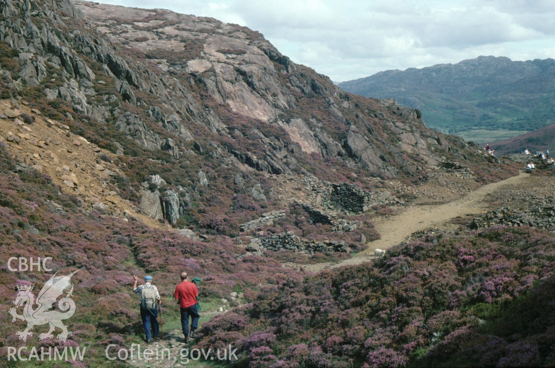 Digitized 35mm slide Llwyndu Copper Mine, Beddgelert.