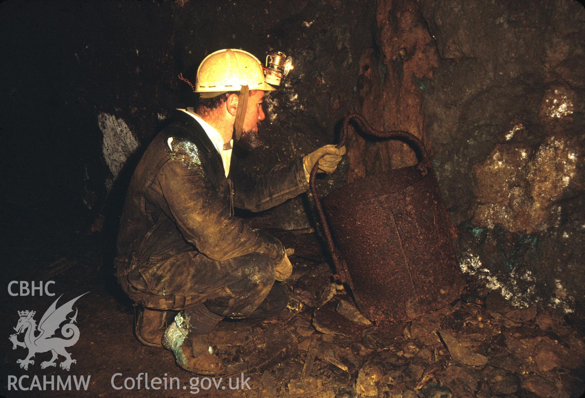 Digitized 35mm slide of Britannia Mine kibble.