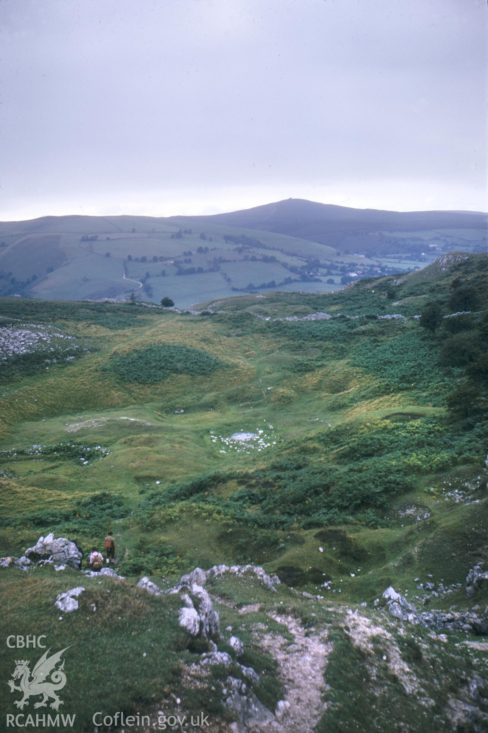 Digitized 35mm slide of Belgrave Mine, Llanarmon.