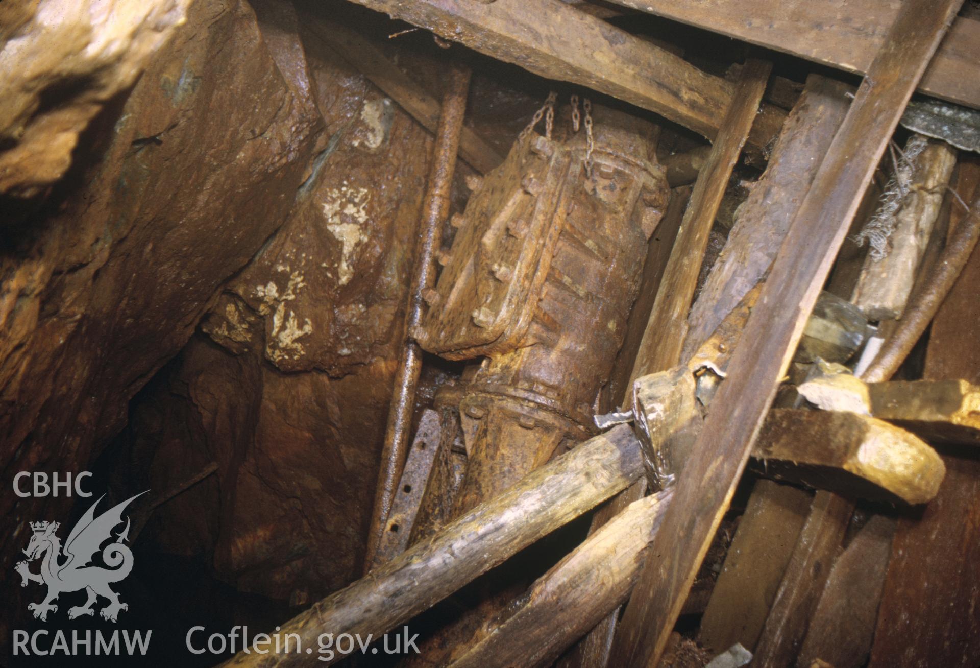 Digitized 35mm slide of Cyffty Western shaft pump.