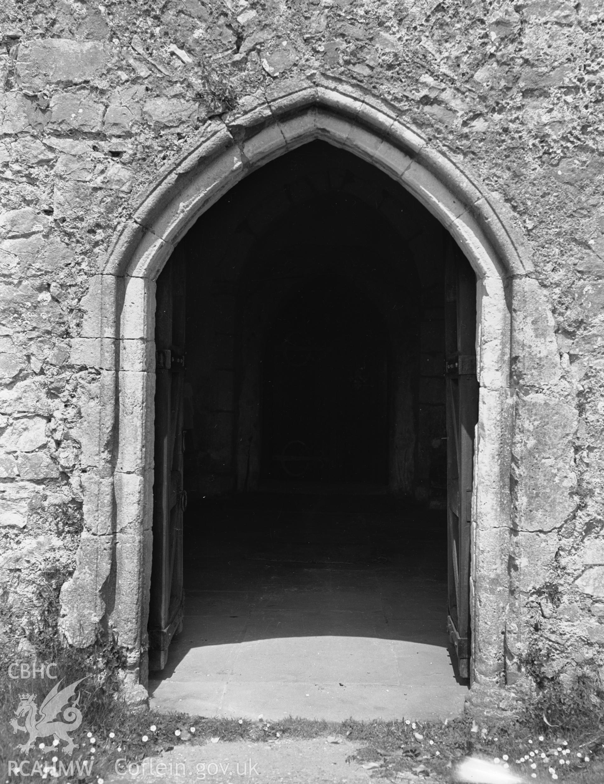 Outer door of the south transept.