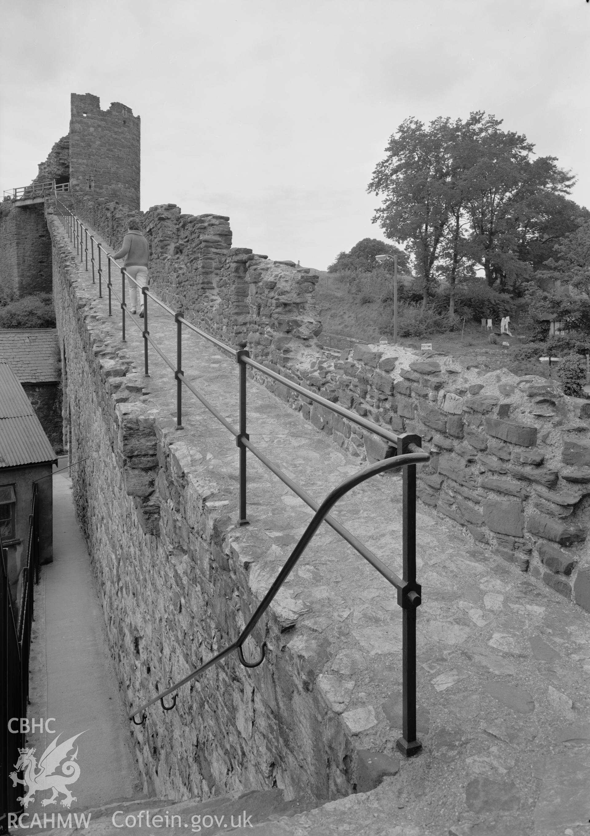 D.O.E photograph of Conwy Town Walls. .