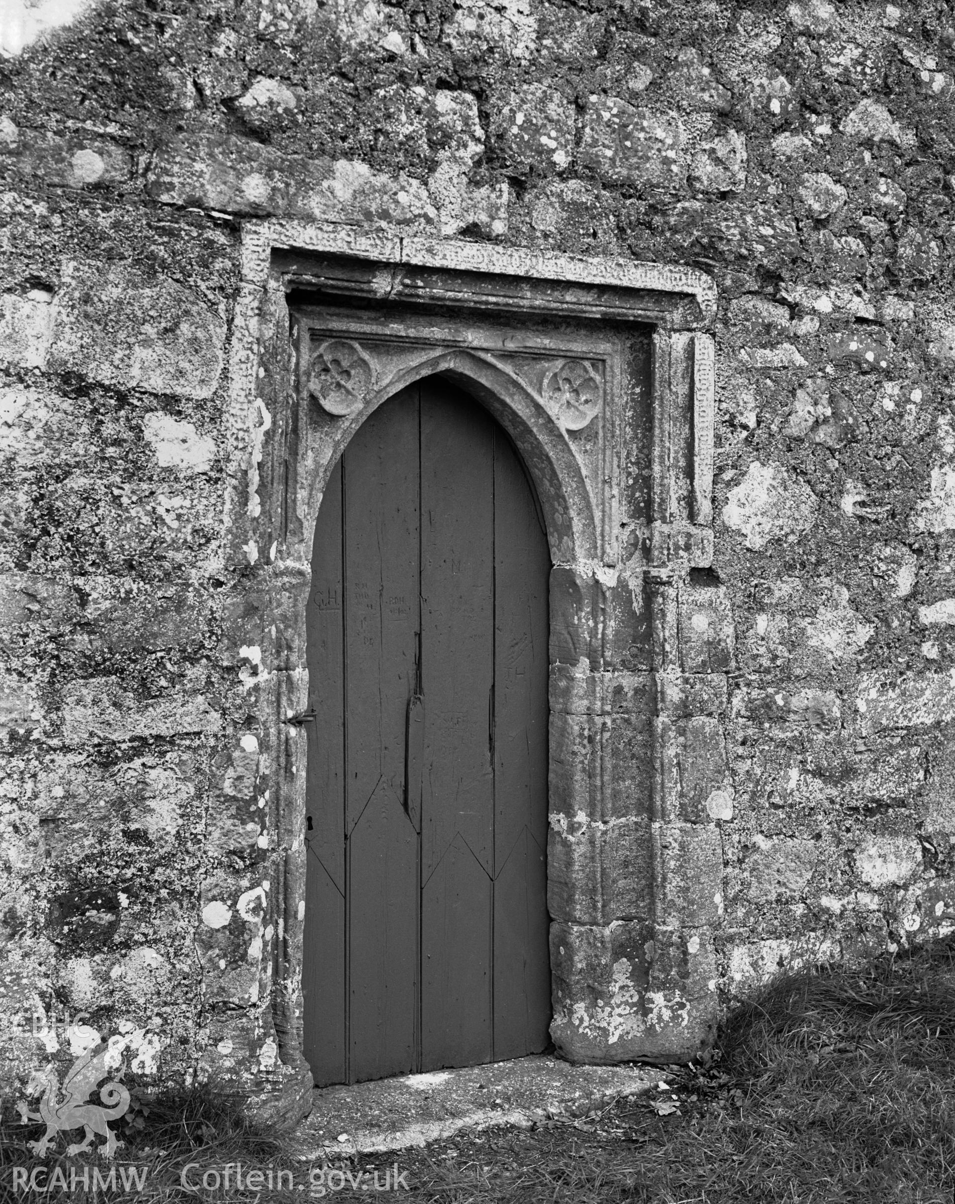 Doorway in W wall