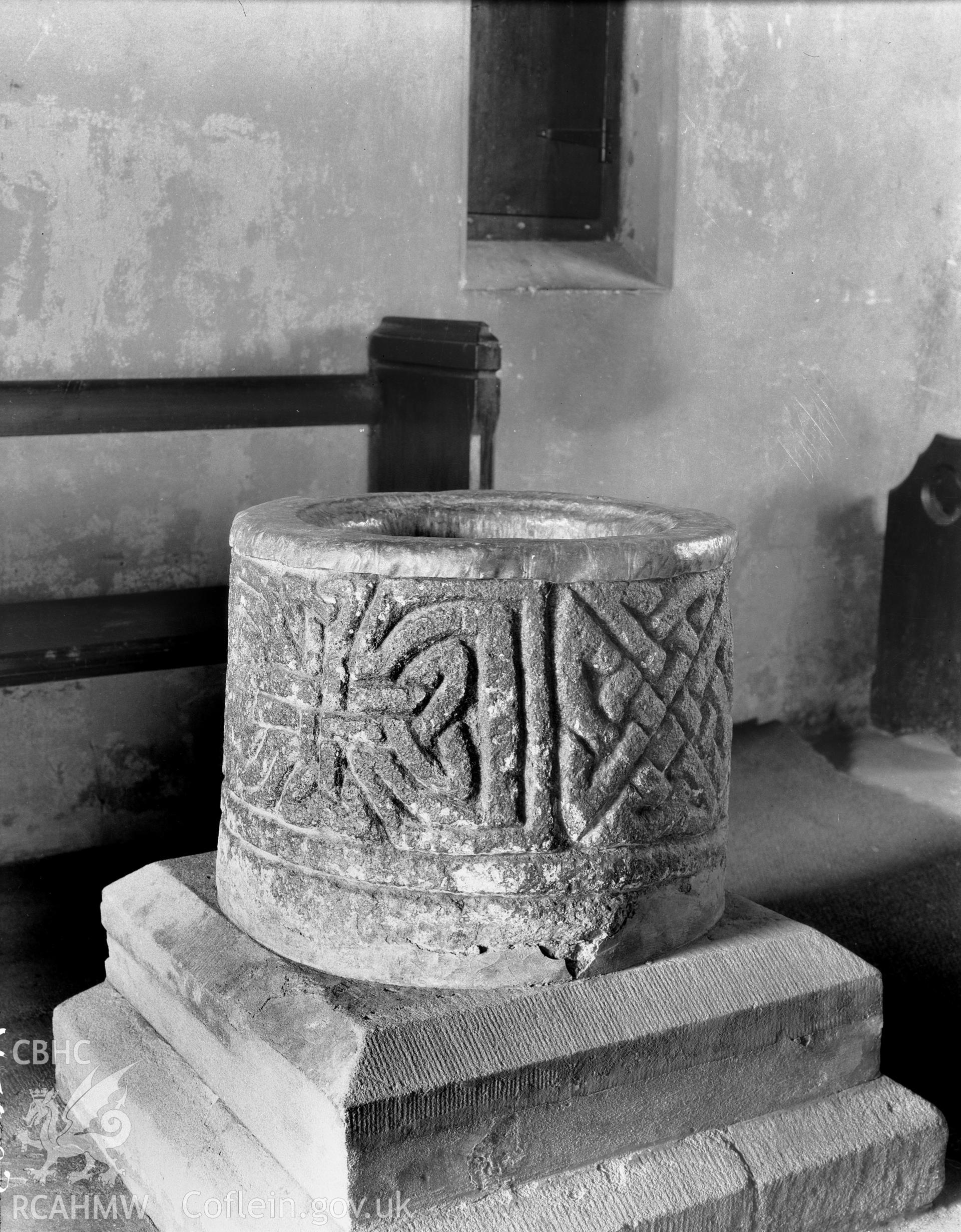 View of the font