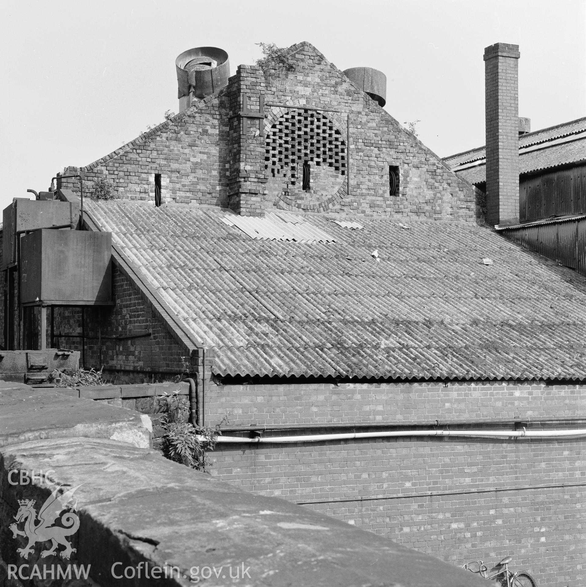 South gable with circular ventilation window