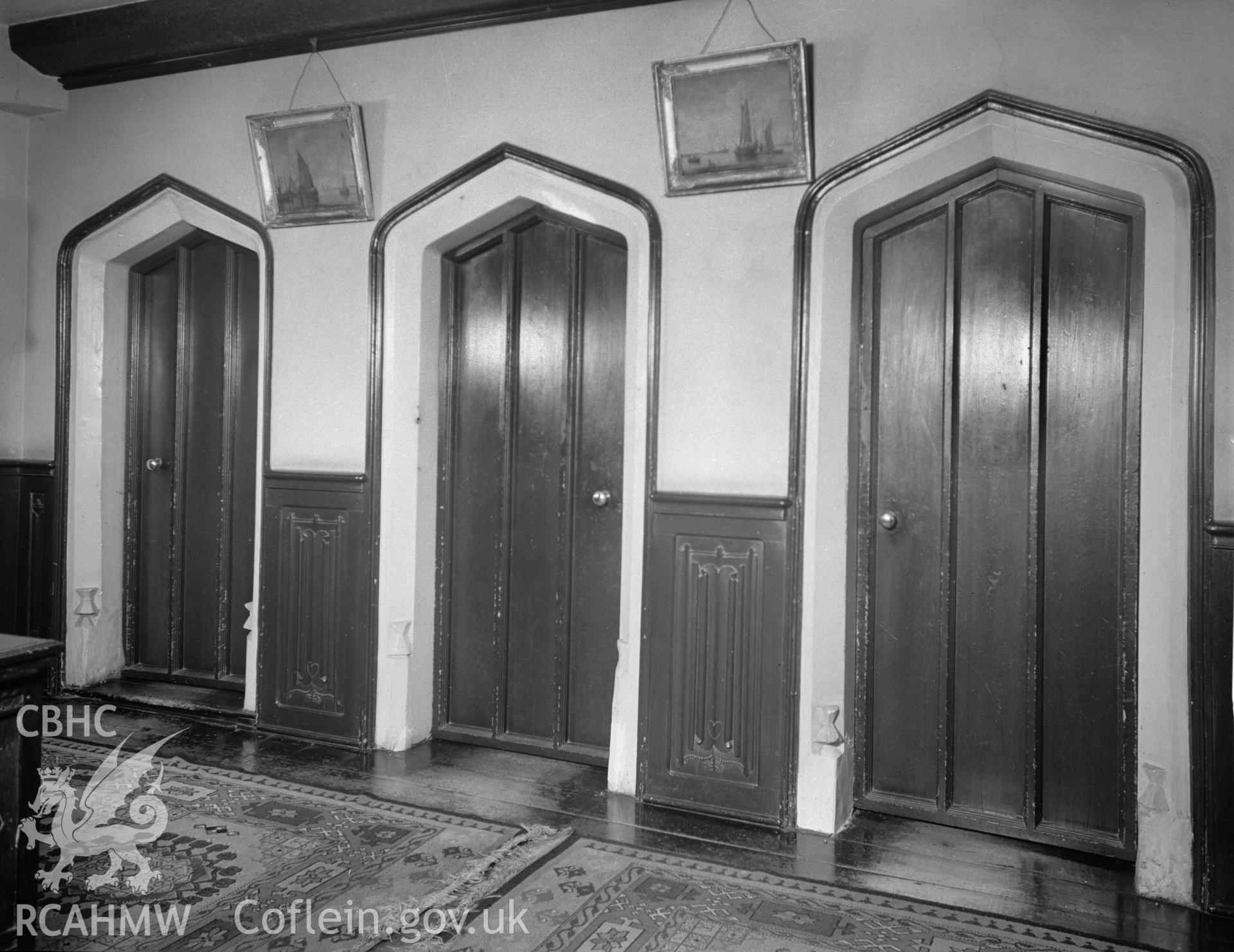 Doorways on the first-floor.