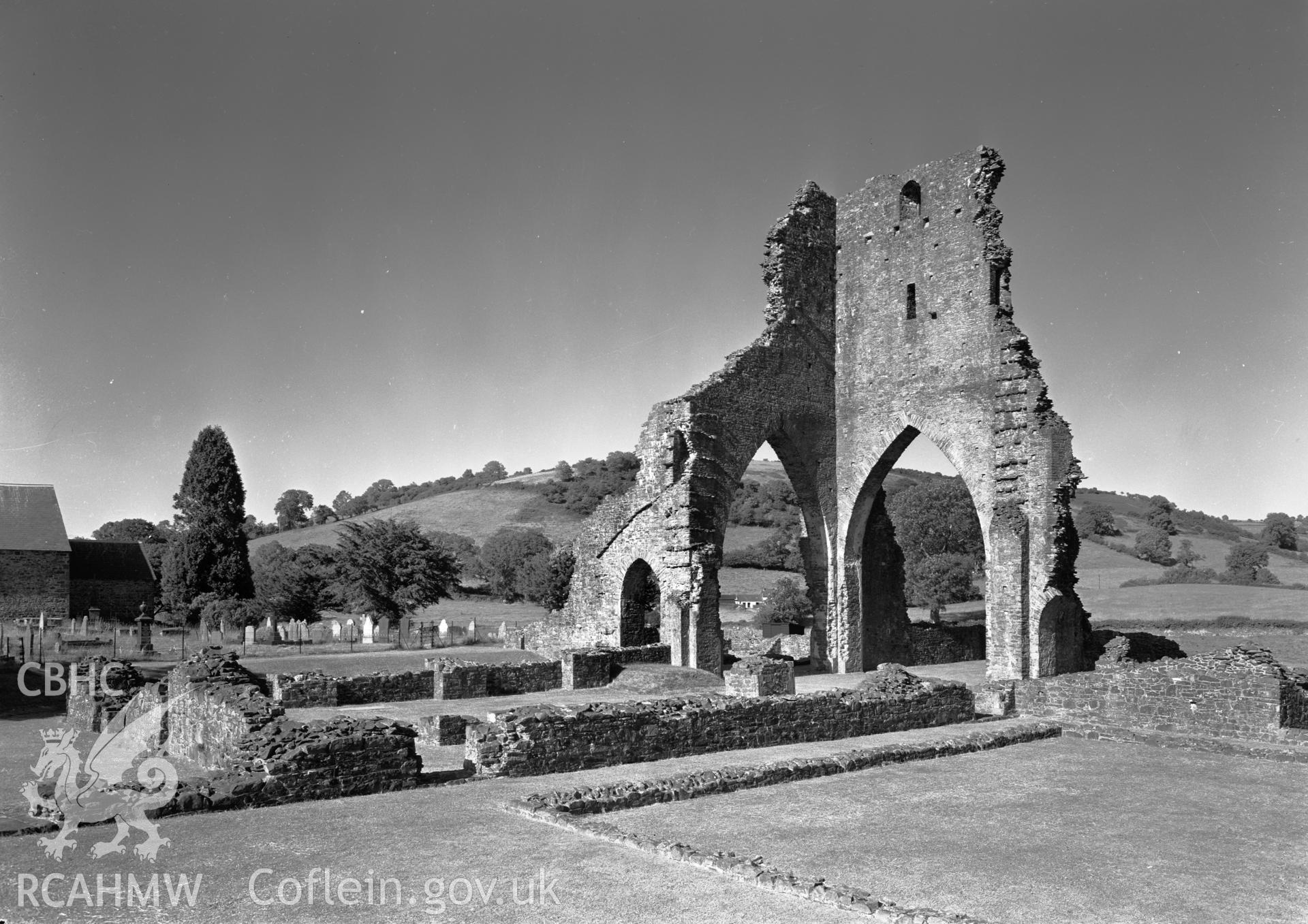 D.O.E photograph of Talley Abbey.