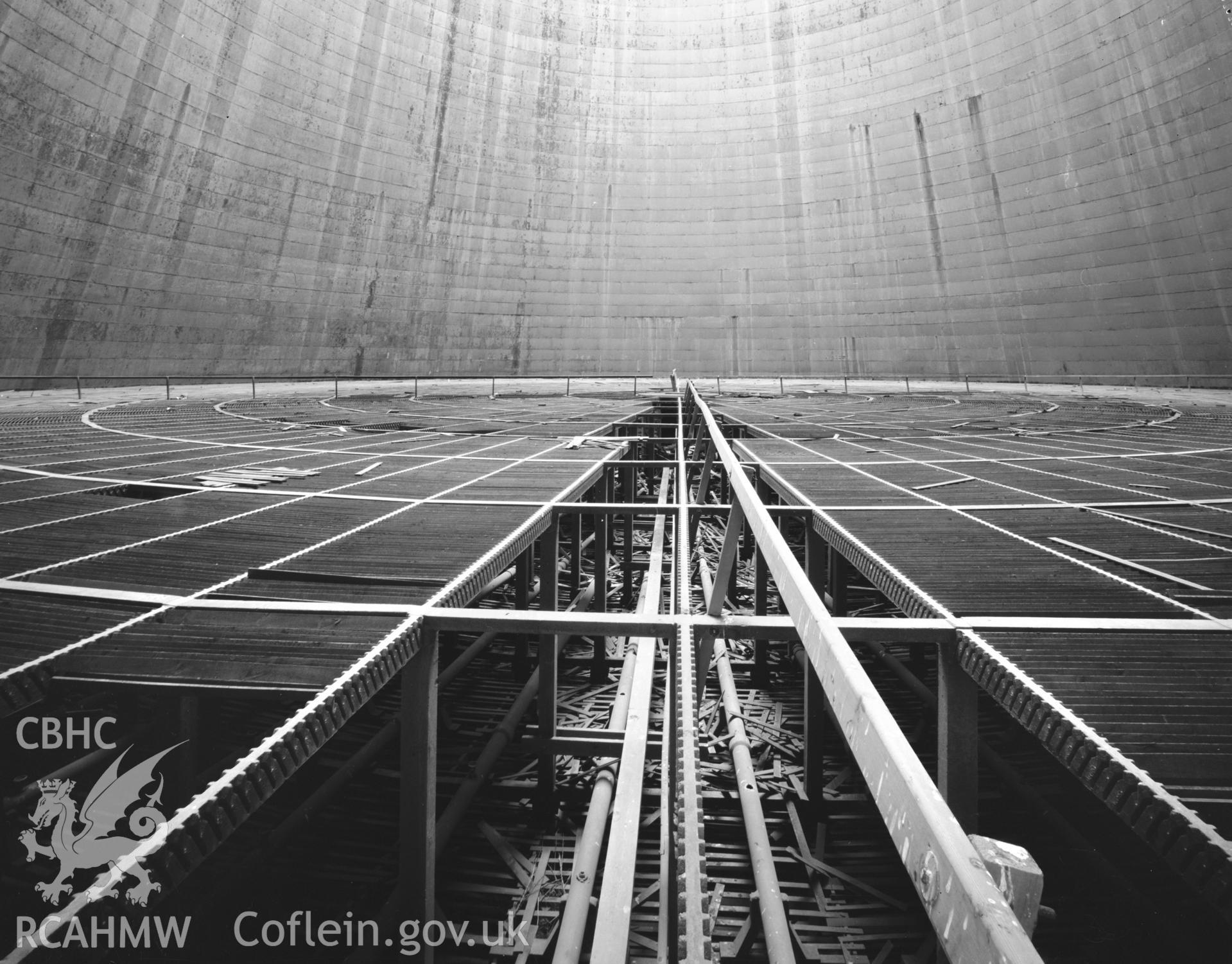 Interior of cooling tower. NA/FL/93/014