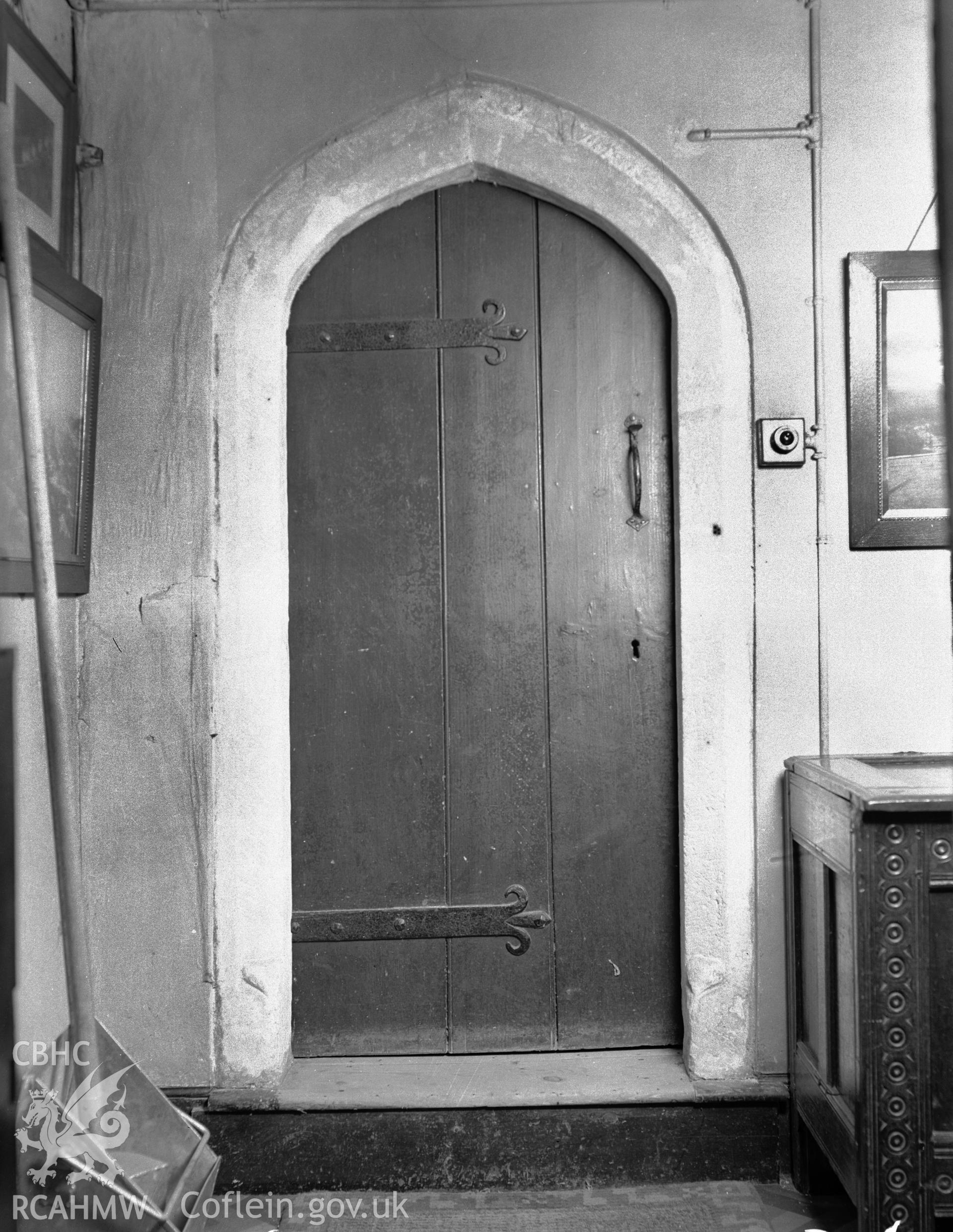 Interior doorway on second floor.