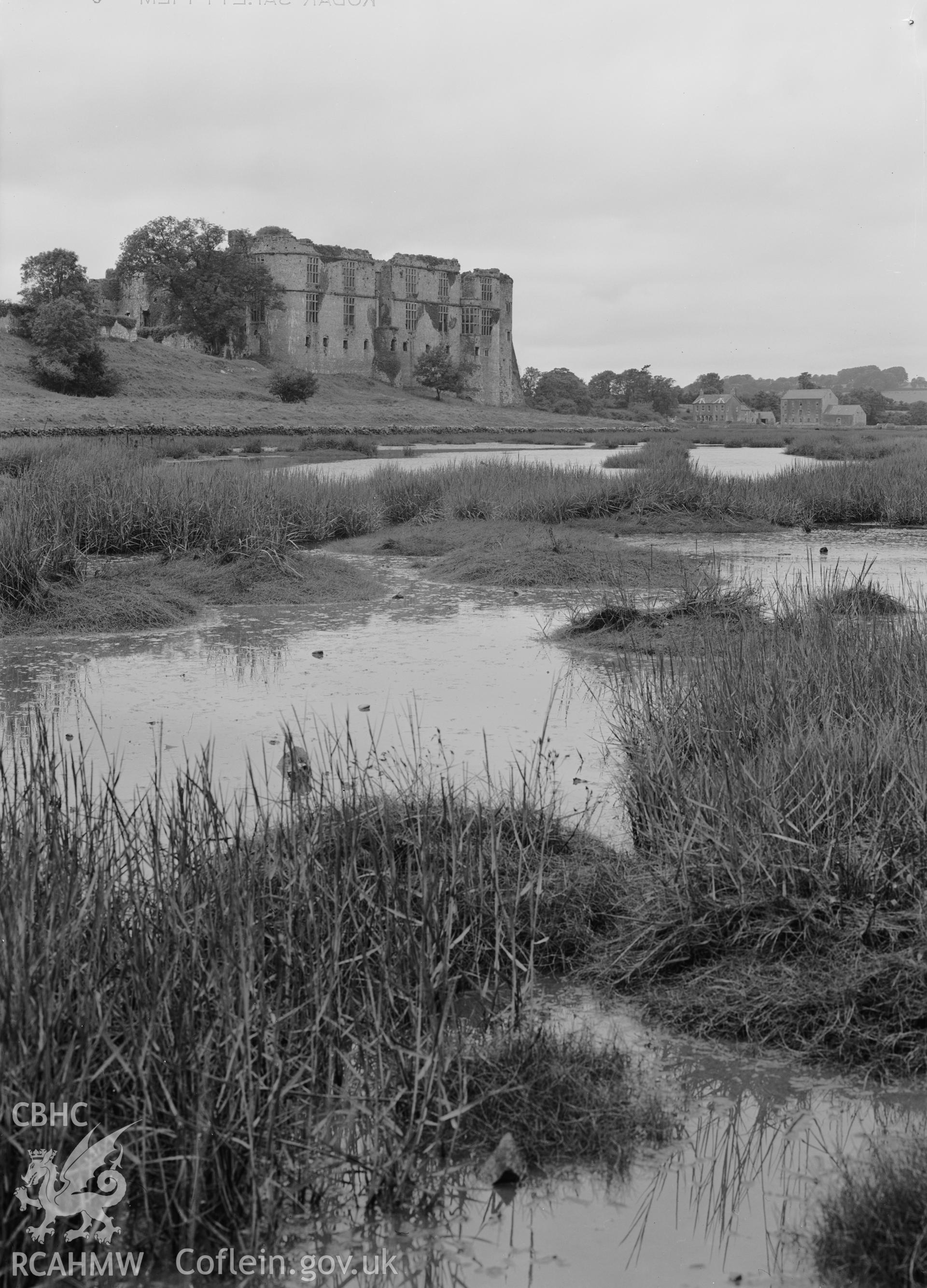 D.O.E photograph of Carew Castle.