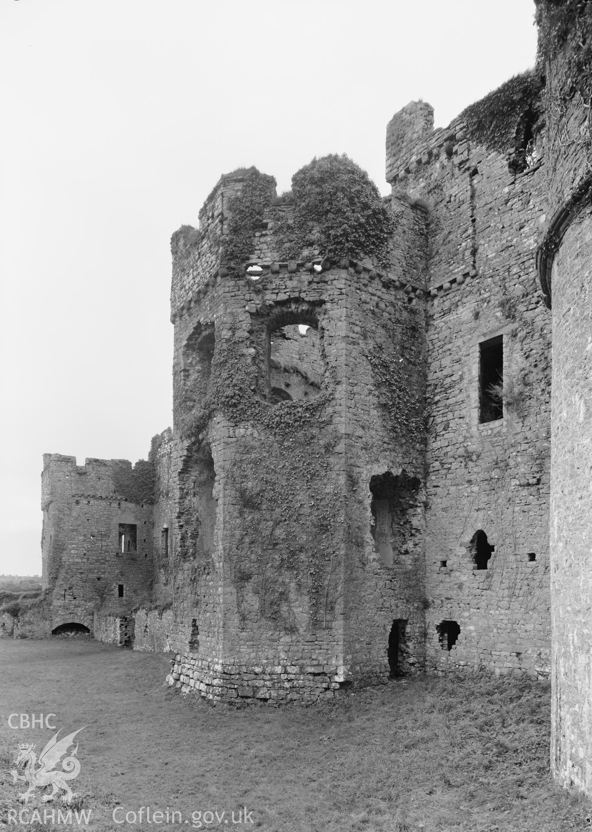 D.O.E photograph of Carew Castle.