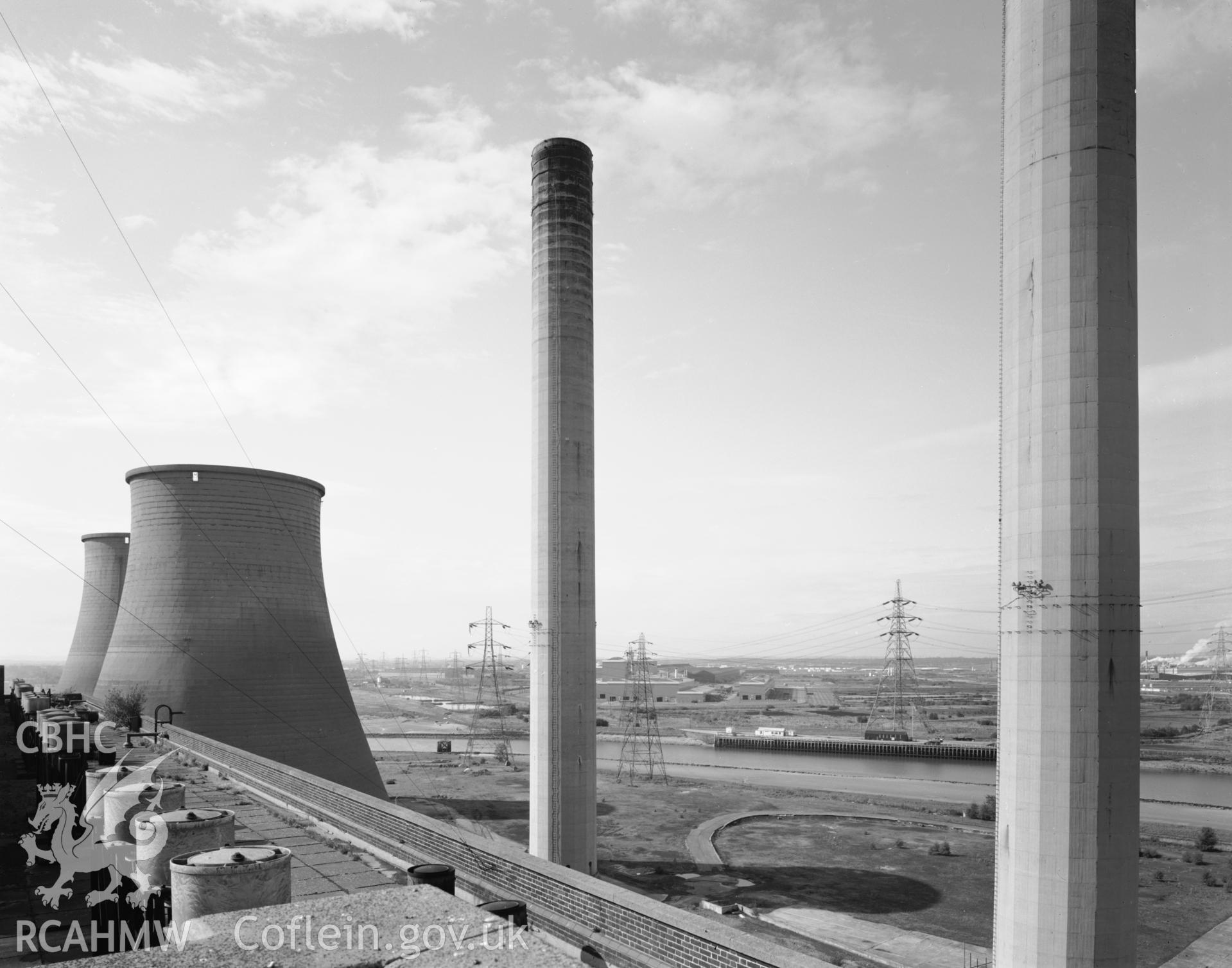Looking SE from top of Turbine Hall. NA/FL/93/014