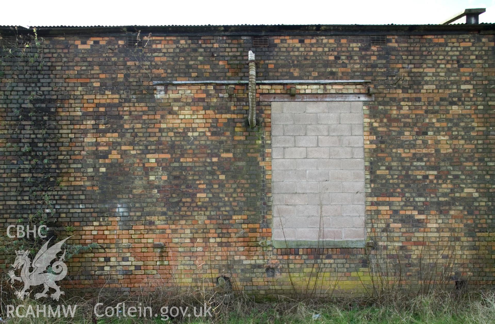 Northeast wall, blocked entrances and windows, 6.