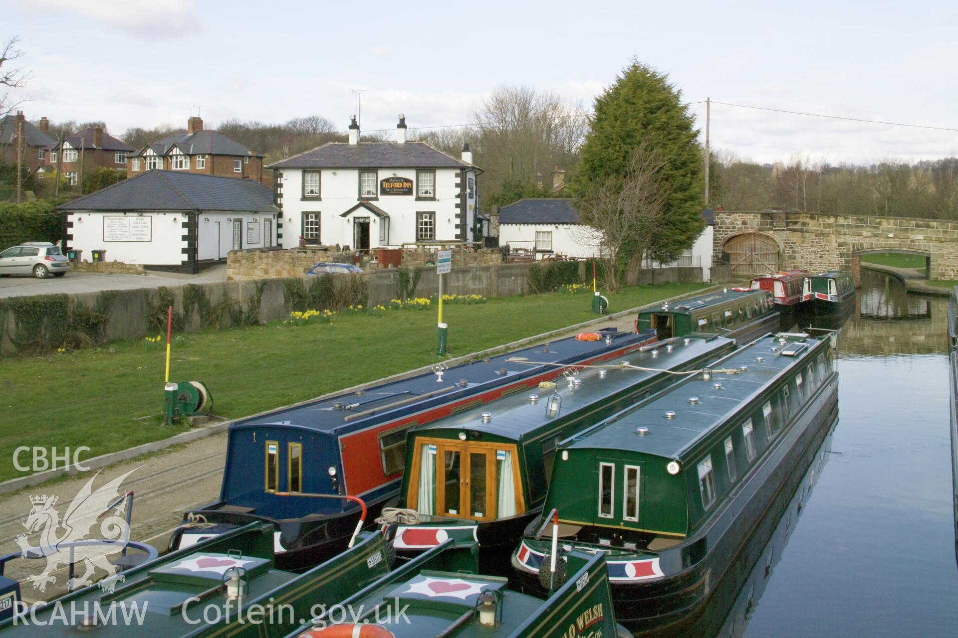 View from footbridge.