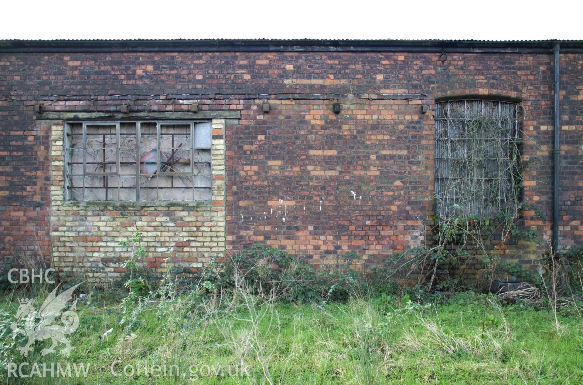 Northeast wall, blocked entrances and windows, 2.