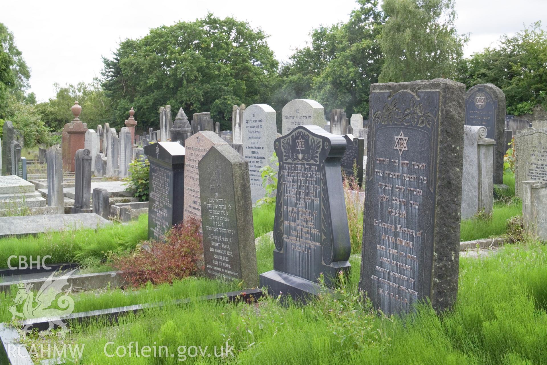 Views in graveyard.
