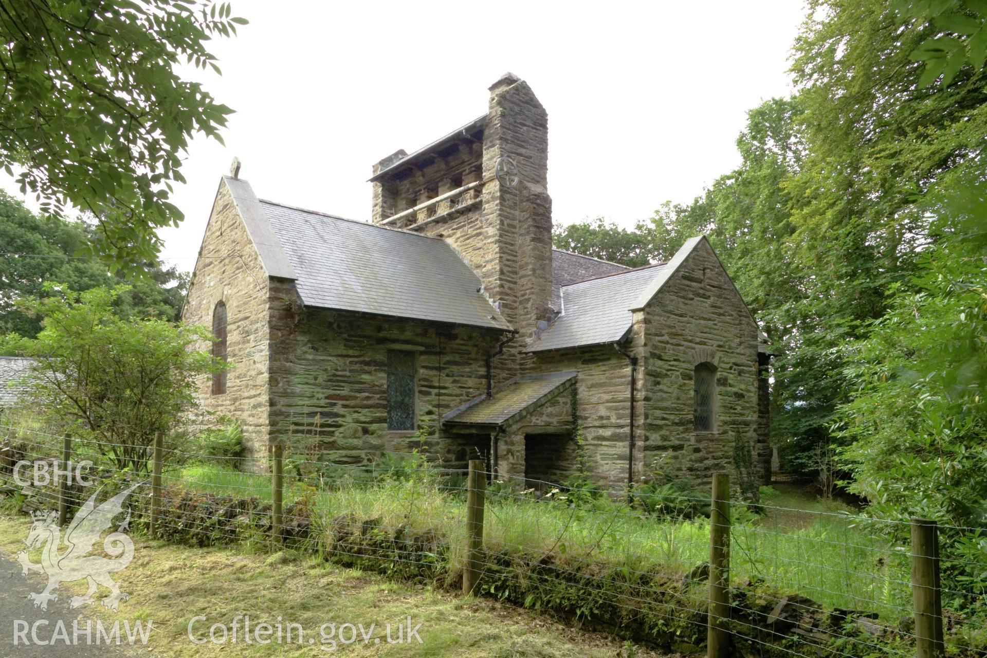 Exterior from the northwest.
