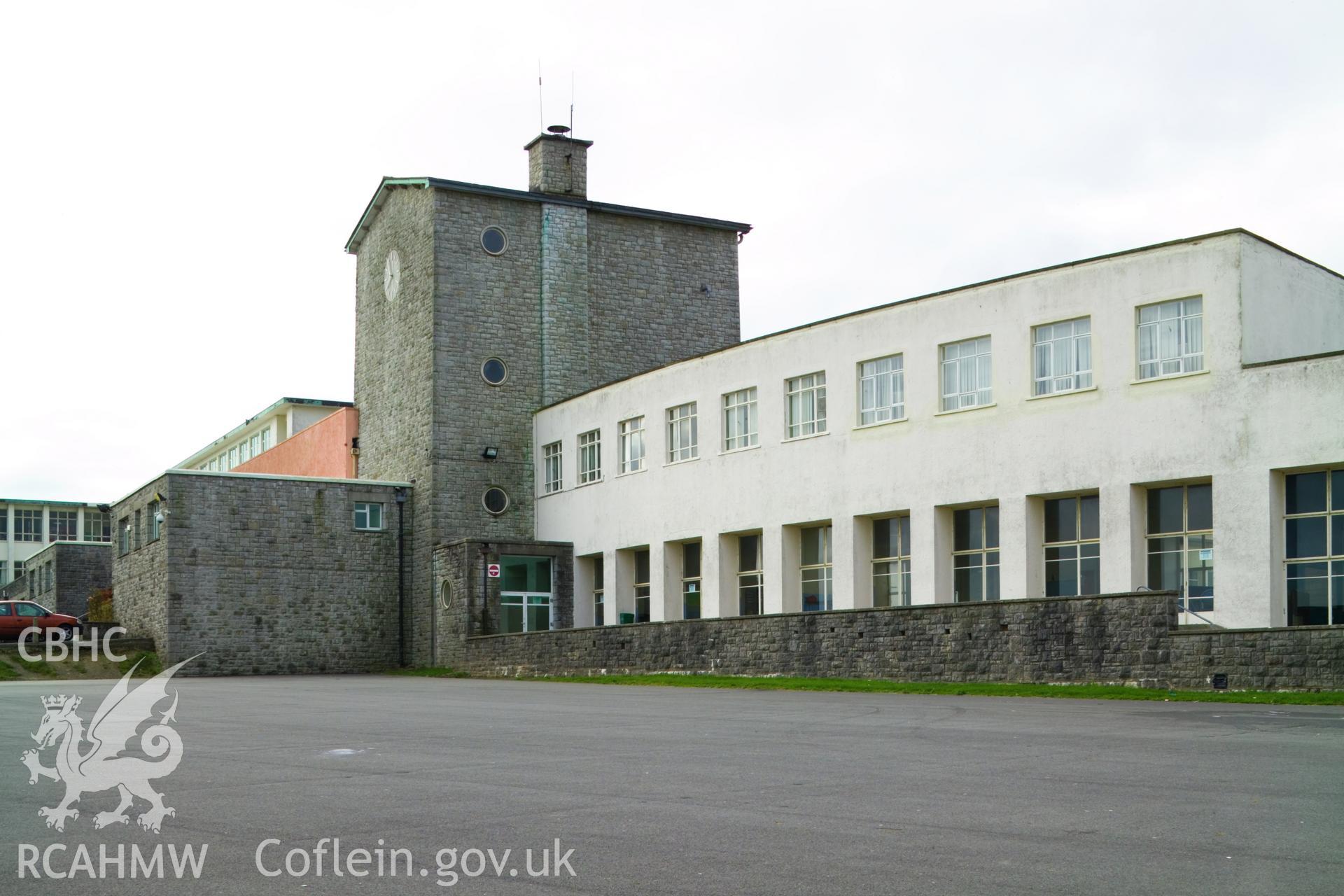 Exterior from the northeast.